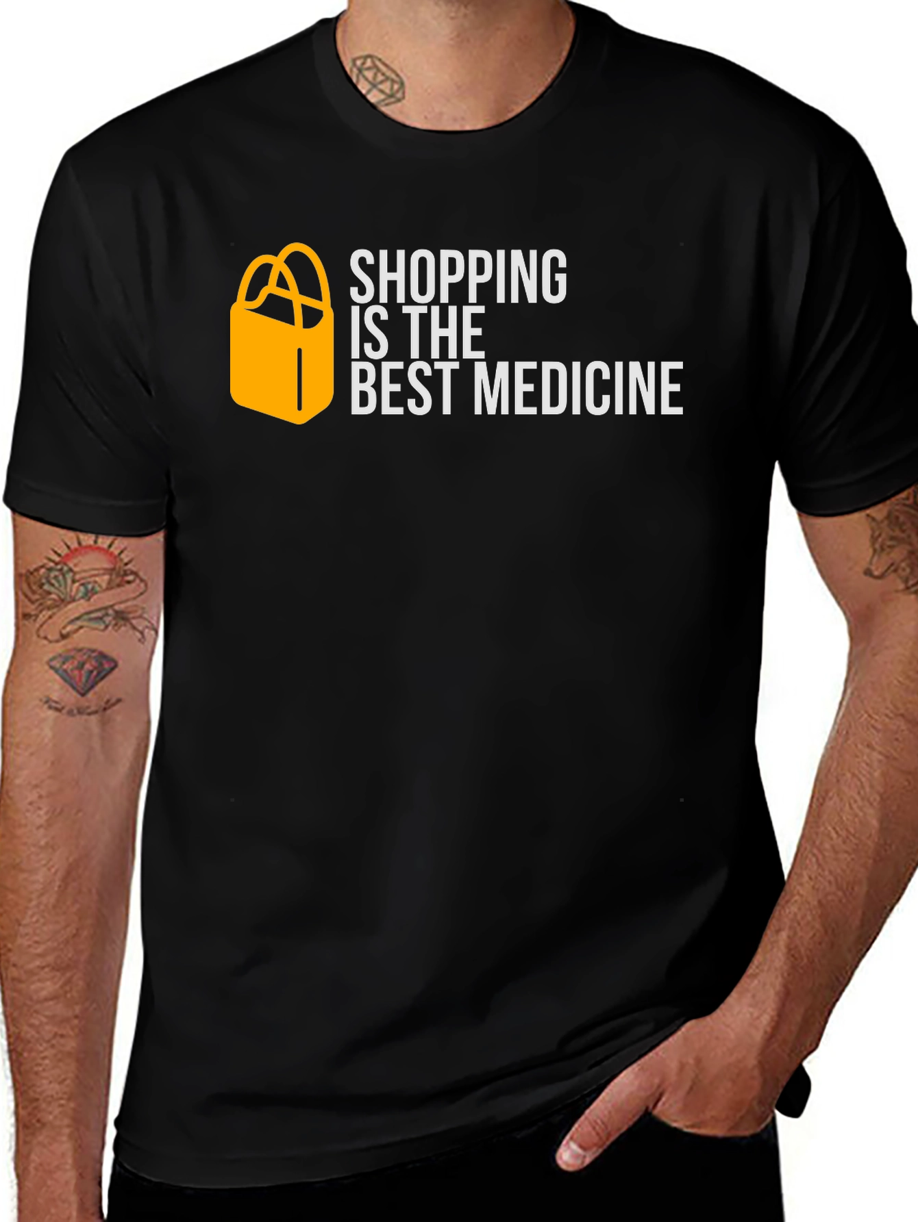 Shopping is the Best Medicine Graphic T-Shirt