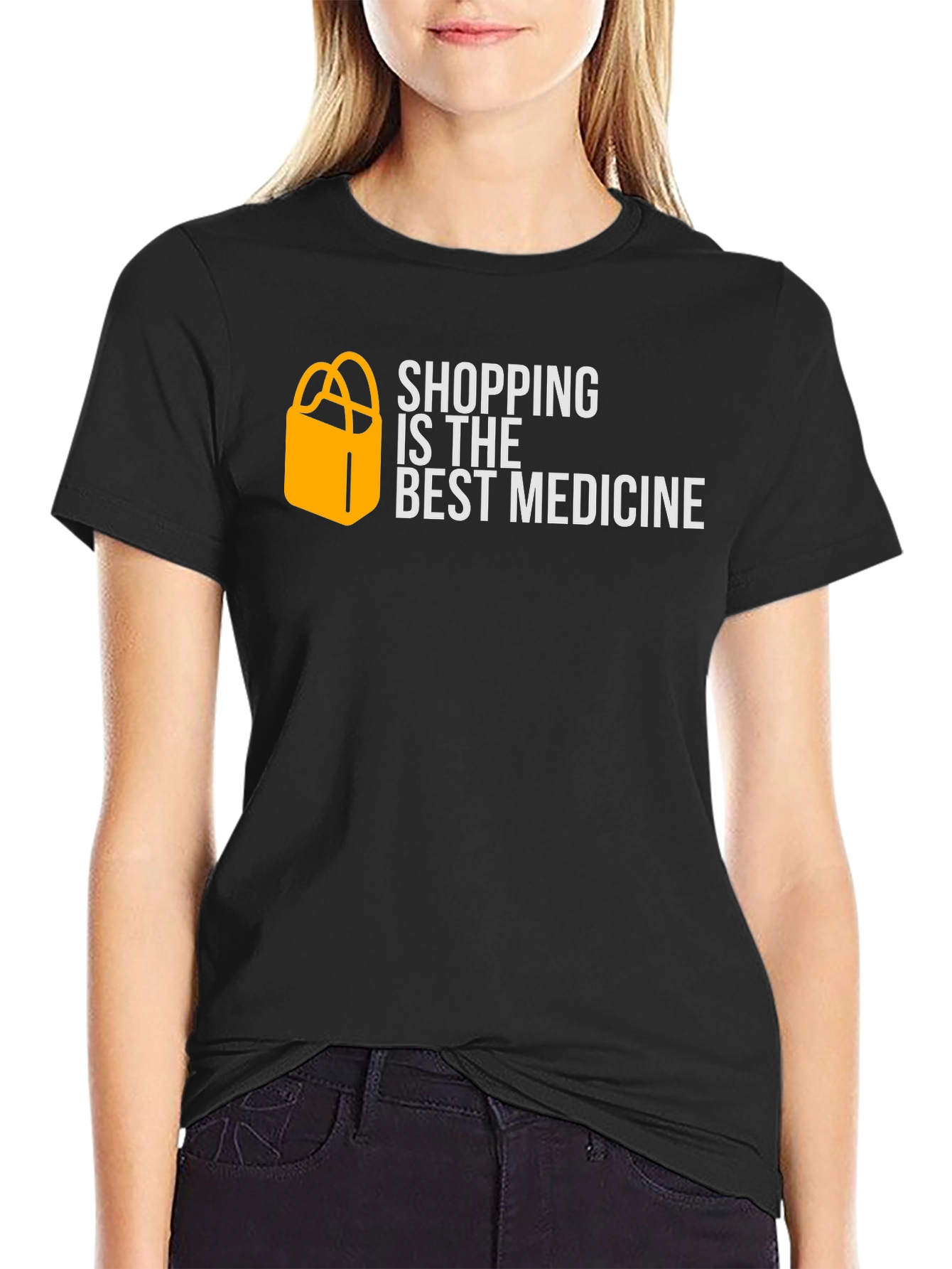 Shopping is the Best Medicine Graphic T-Shirt