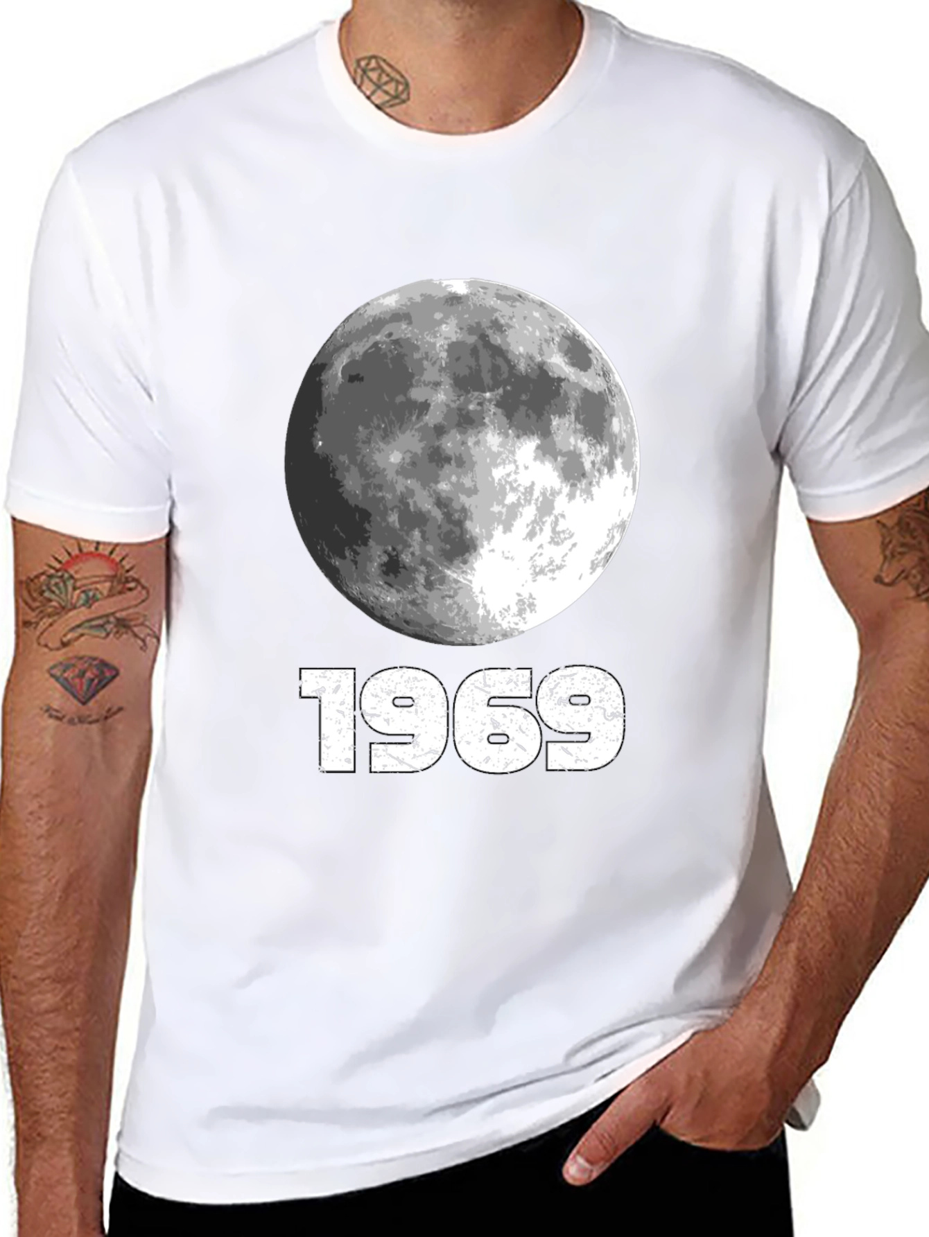 1969 Moon Landing Graphic T-Shirt