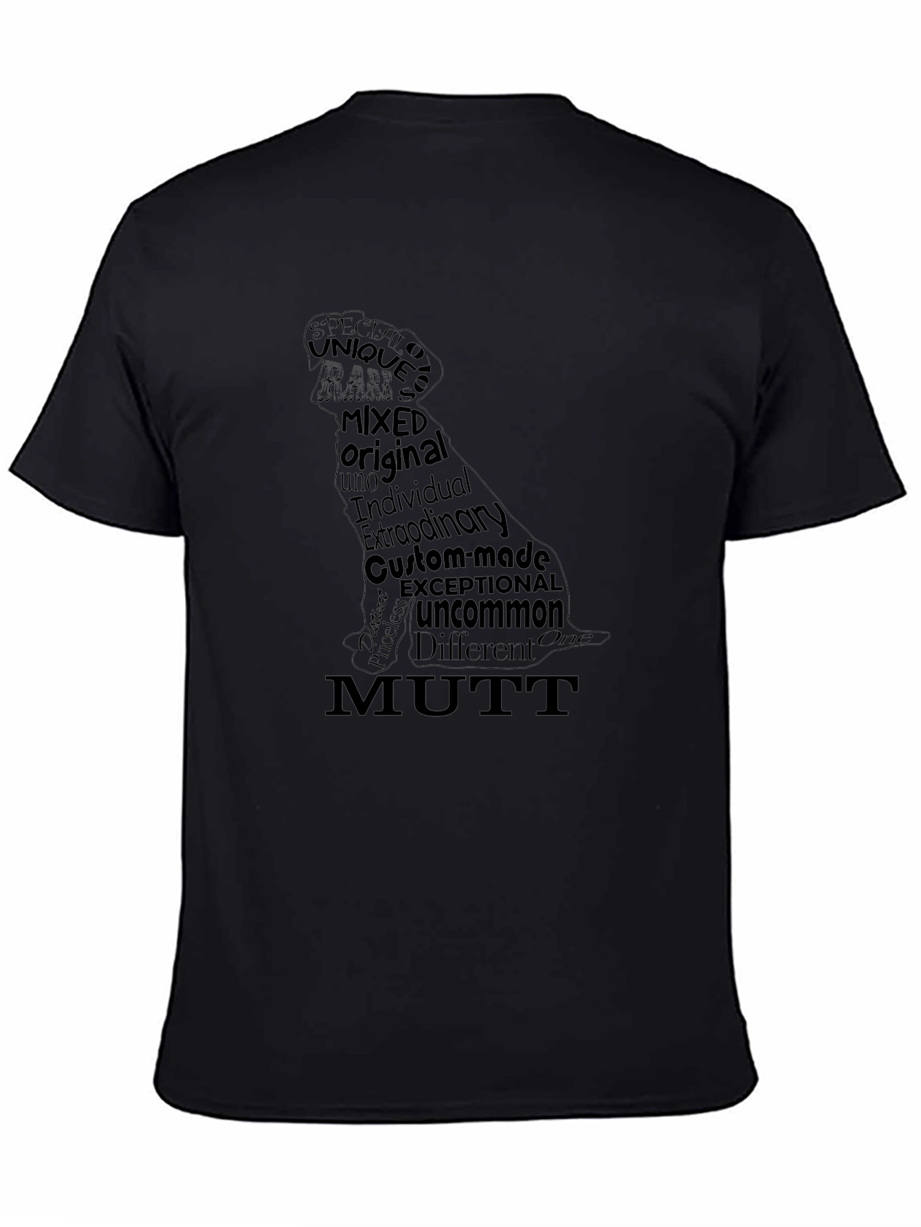 Unique Mutt Dog Graphic Tee