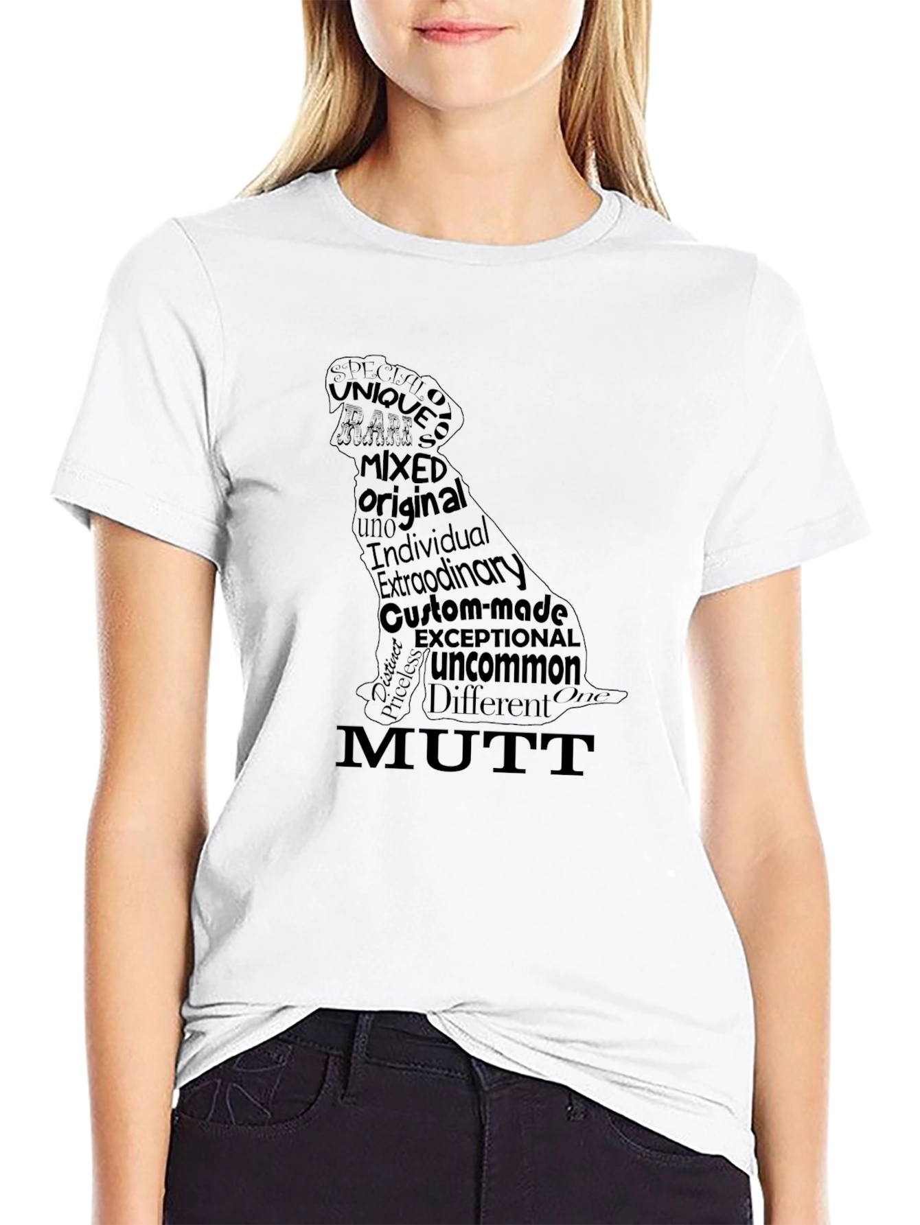 Unique Mutt Dog Graphic Tee