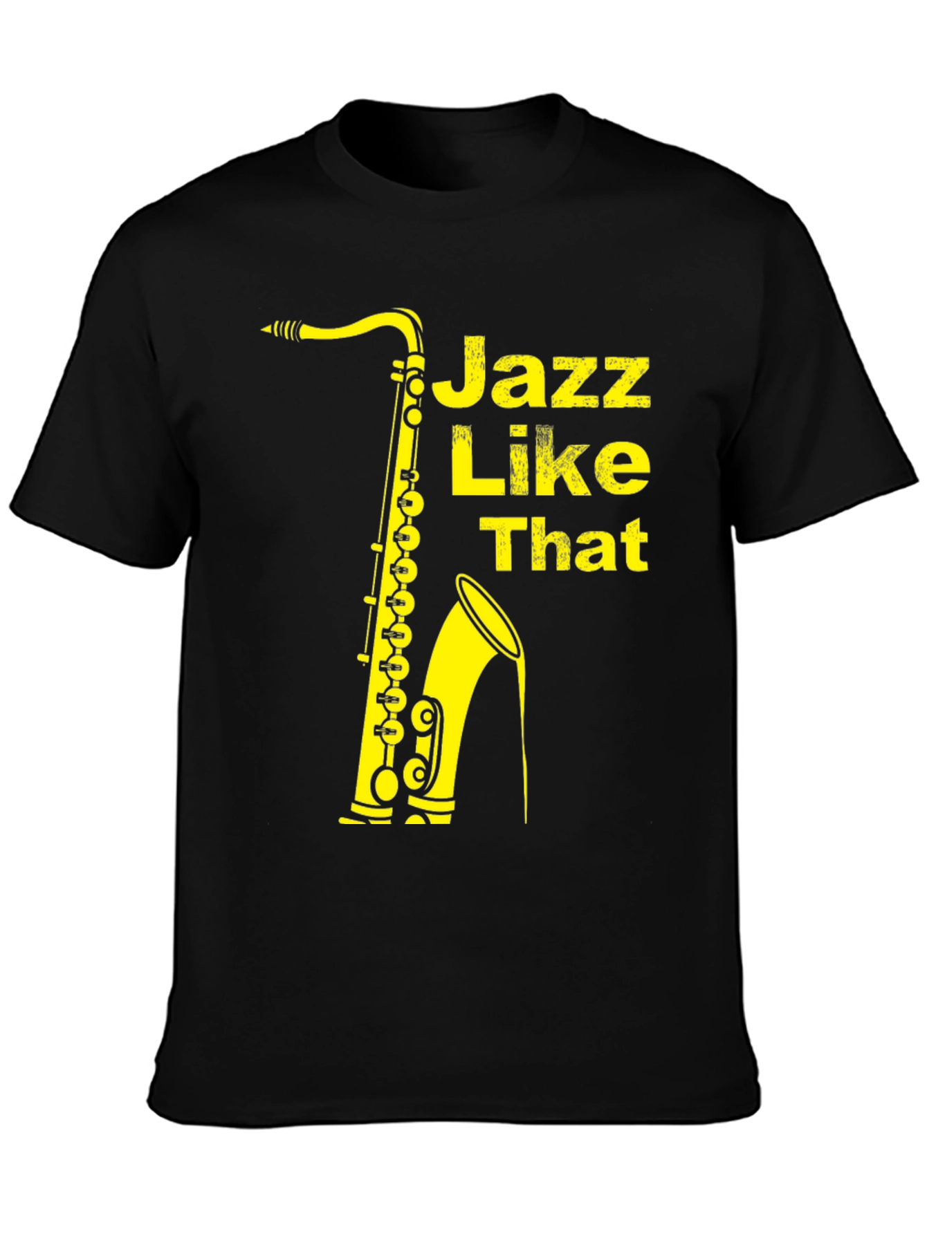 Jazz Like That Saxophone Graphic T-Shirt