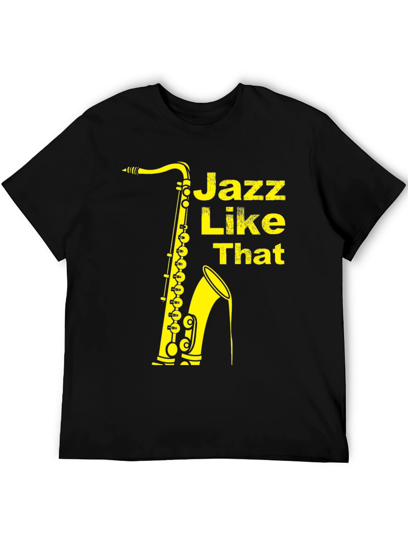 Jazz Like That Saxophone Graphic T-Shirt