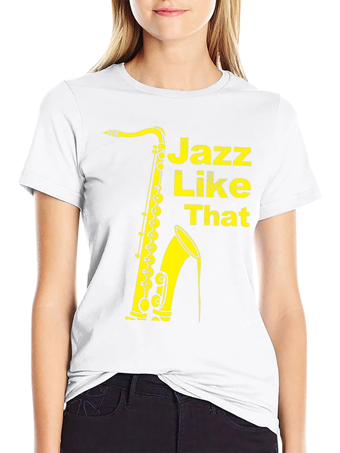 Jazz Like That Saxophone Graphic T-Shirt
