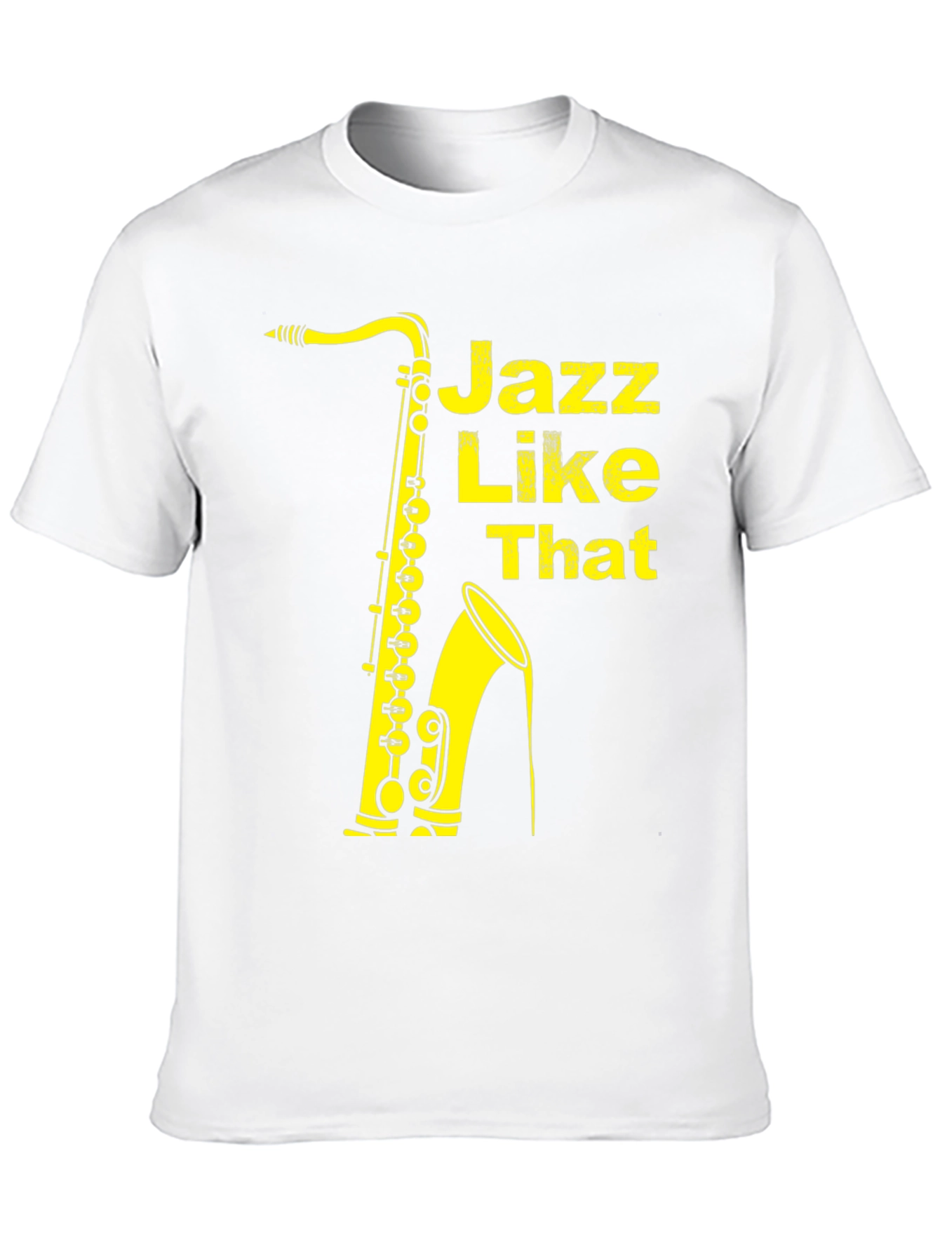 Jazz Like That Saxophone Graphic T-Shirt