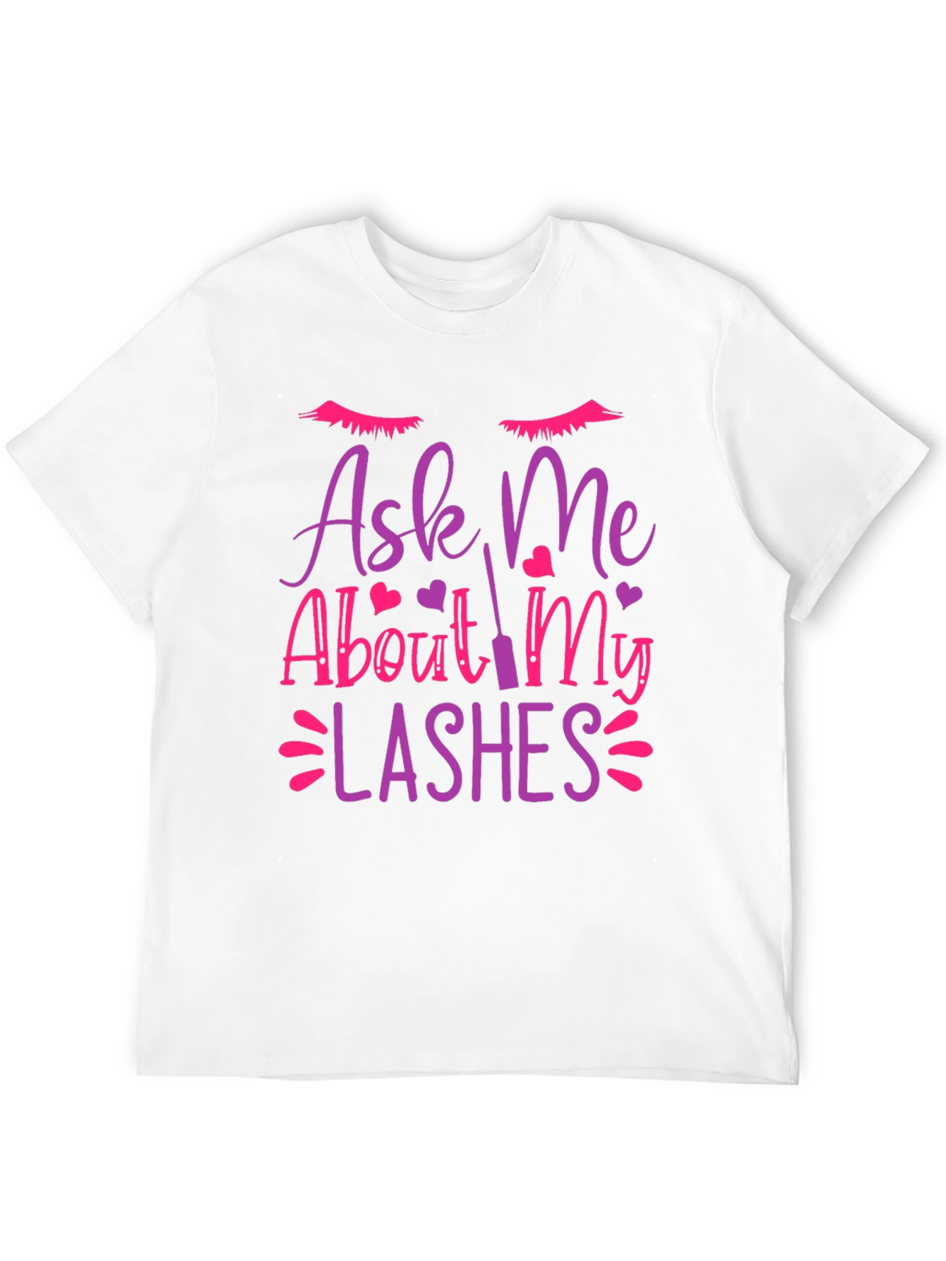 Ask Me About My Lashes Graphic T-Shirt