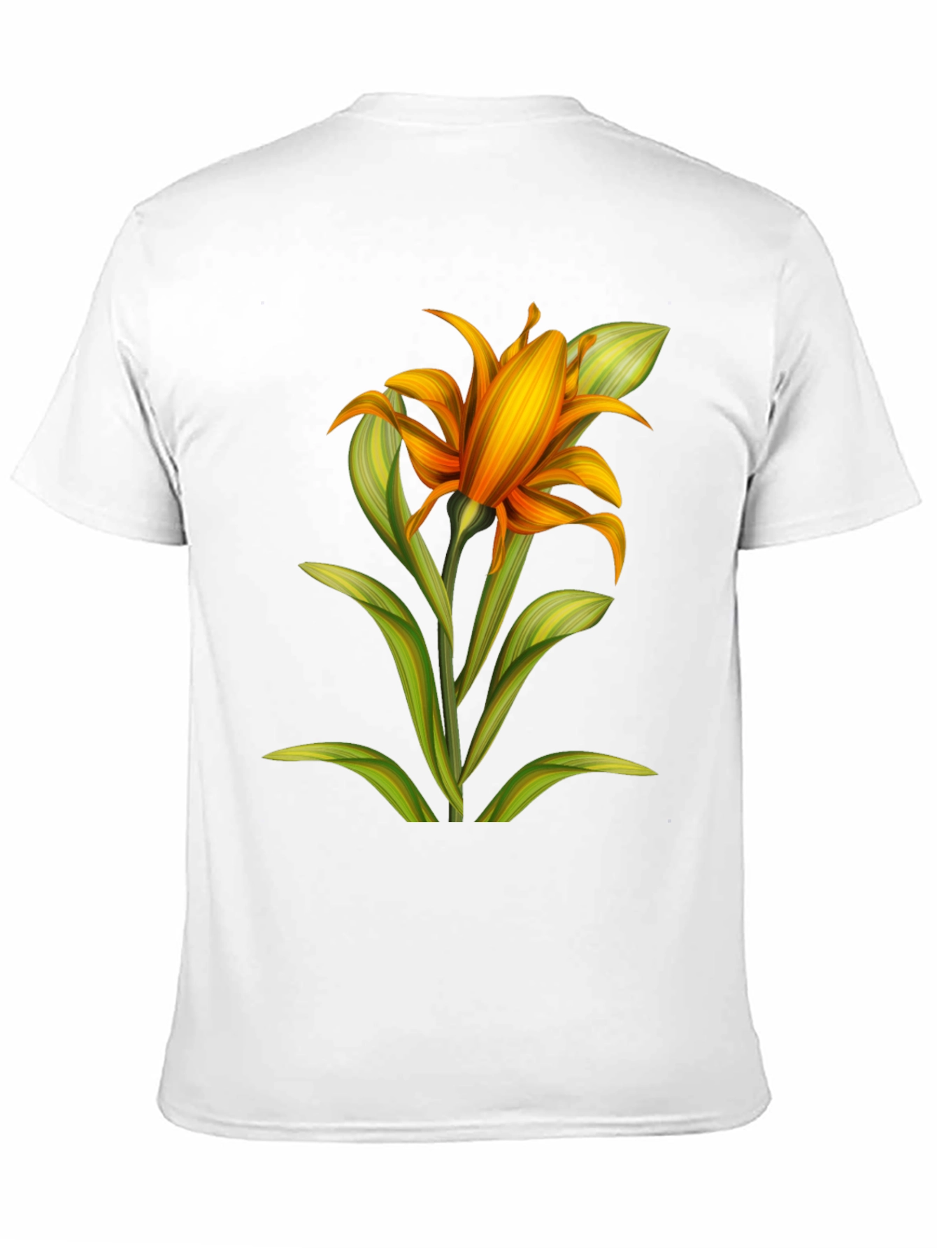 Floral Graphic Black T-Shirt