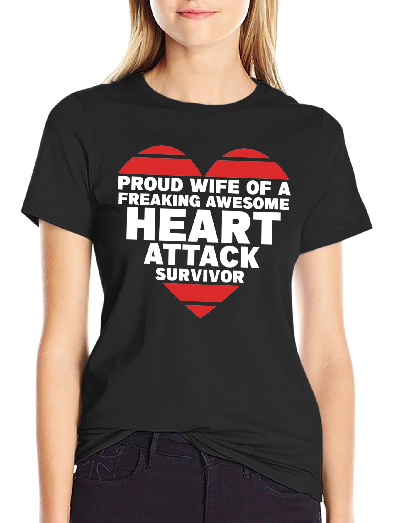 Proud Wife of Heart Attack Survivor T-Shirt