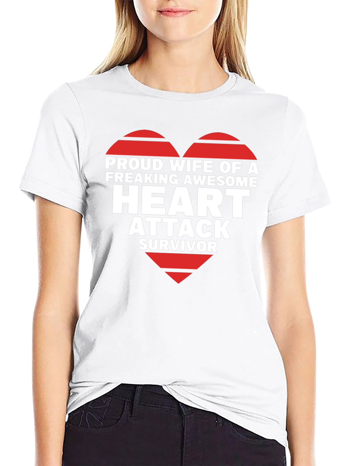 Proud Wife of Heart Attack Survivor T-Shirt