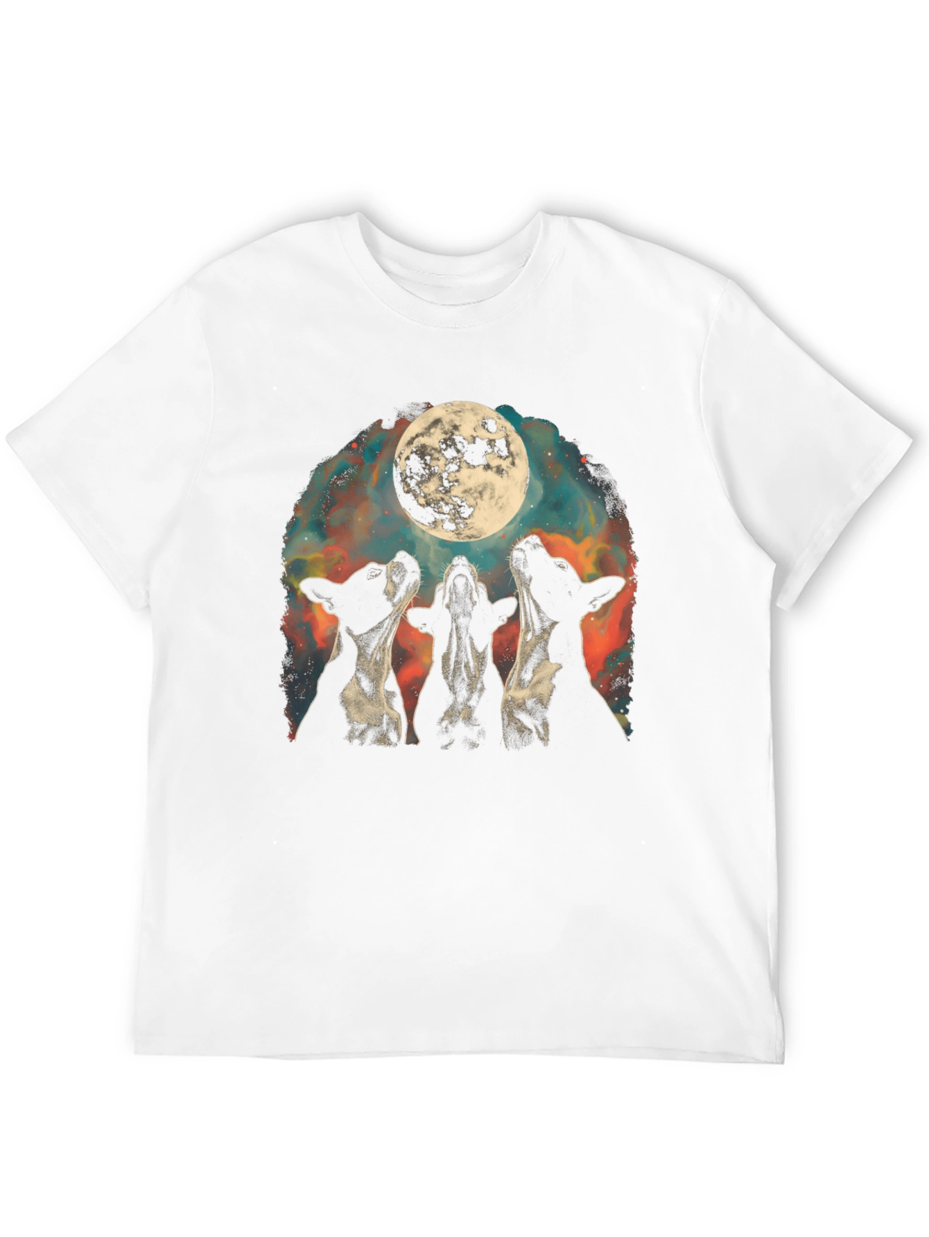 Moon Howl Dog Graphic Tee
