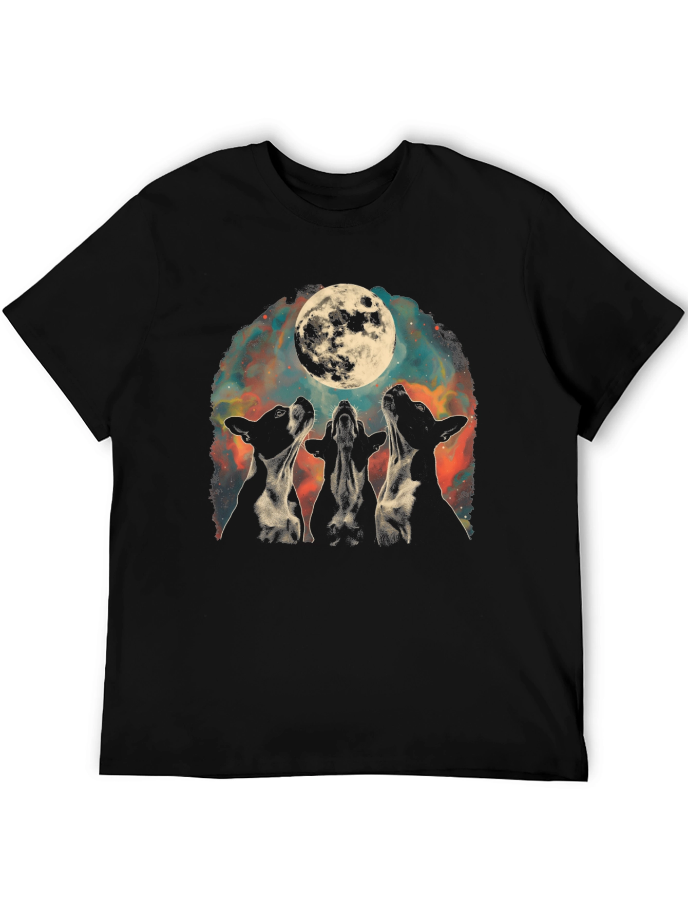 Moon Howl Dog Graphic Tee