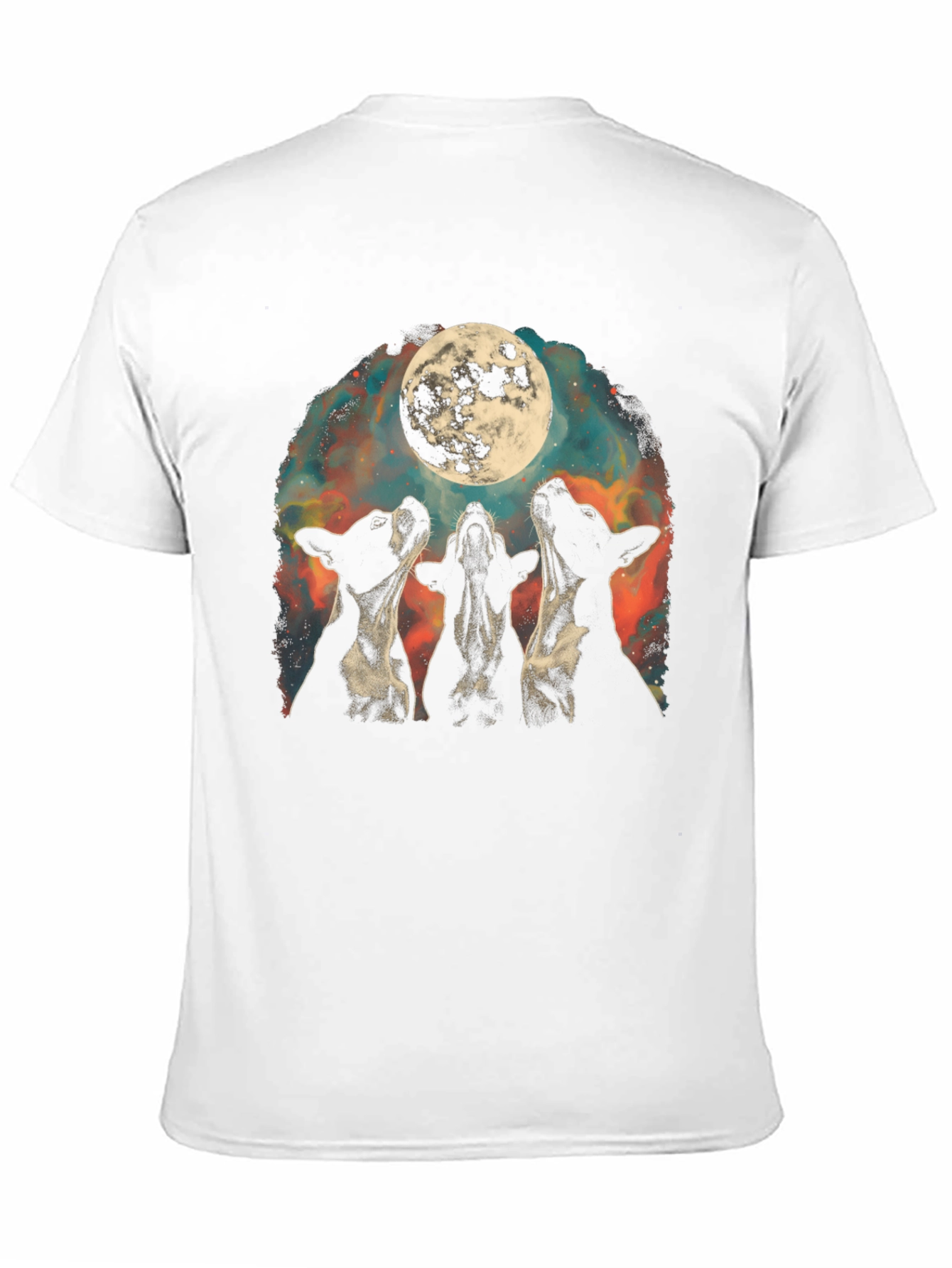 Moon Howl Dog Graphic Tee