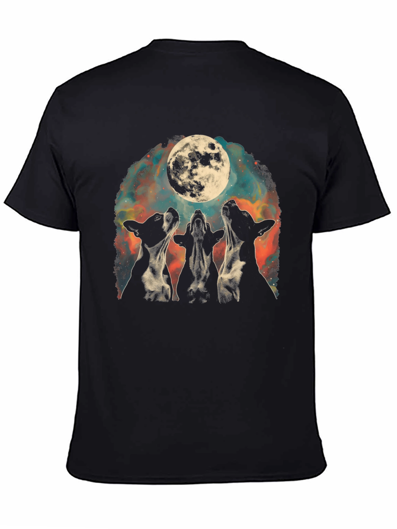 Moon Howl Dog Graphic Tee