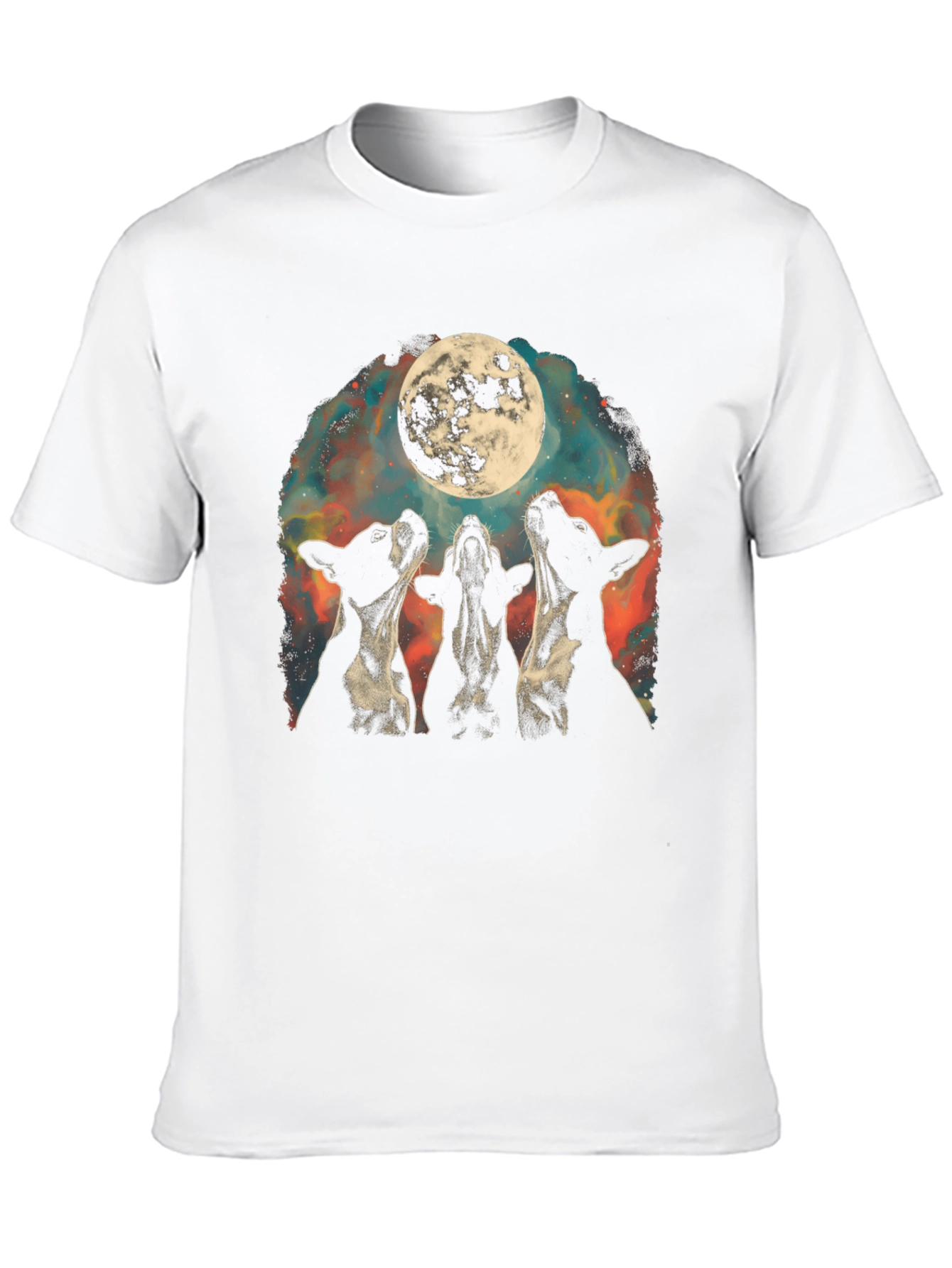 Moon Howl Dog Graphic Tee