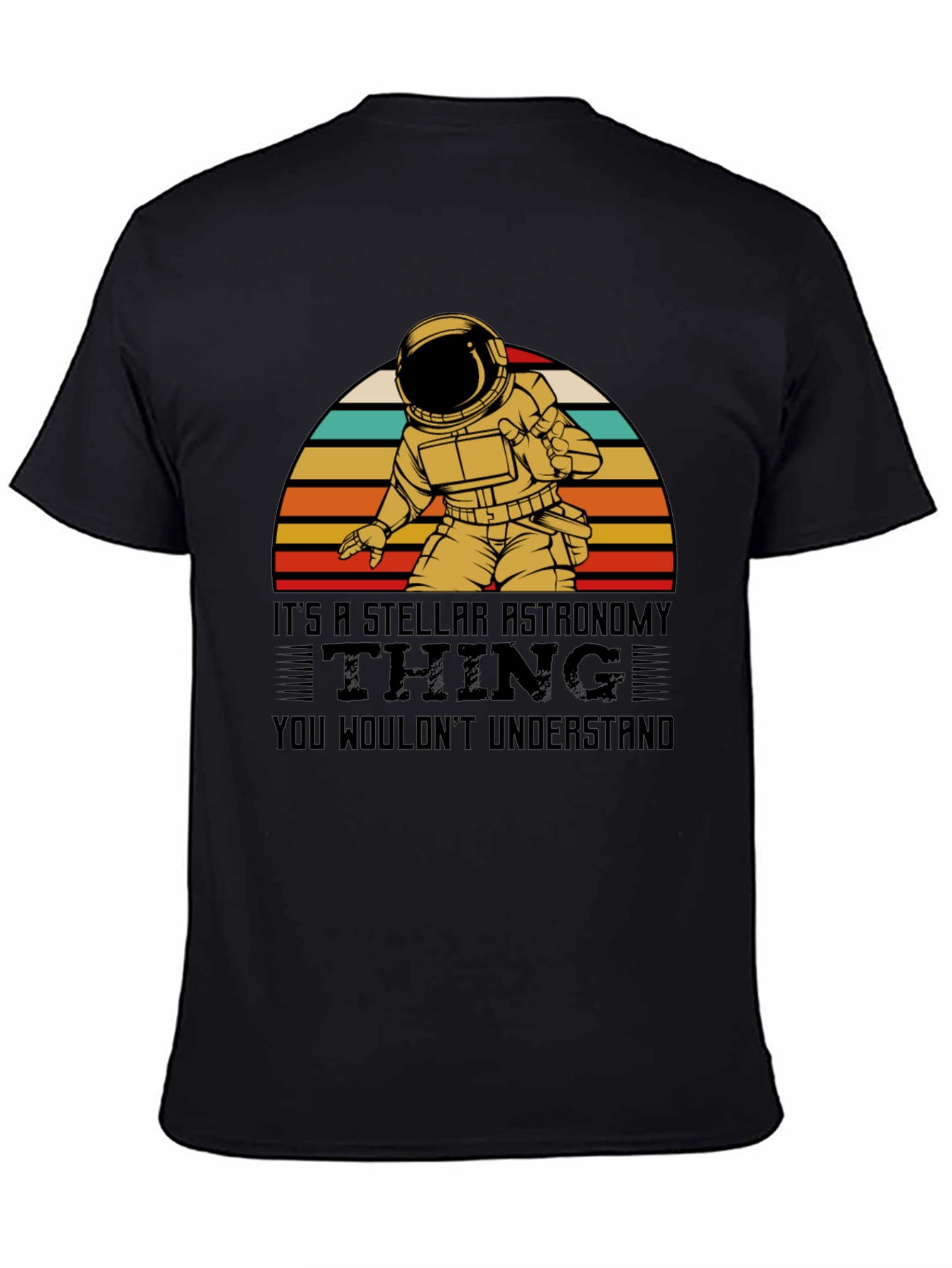 Stellar Astronomy T-Shirt - Astronaut Design