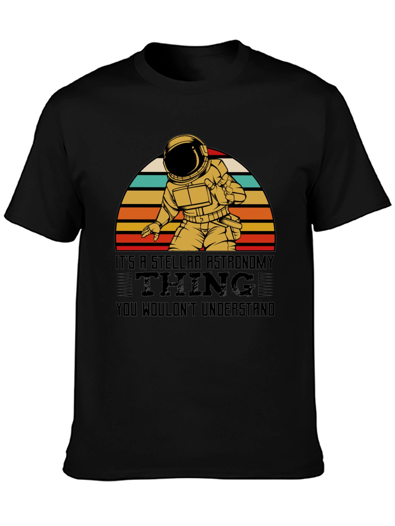 Stellar Astronomy T-Shirt - Astronaut Design
