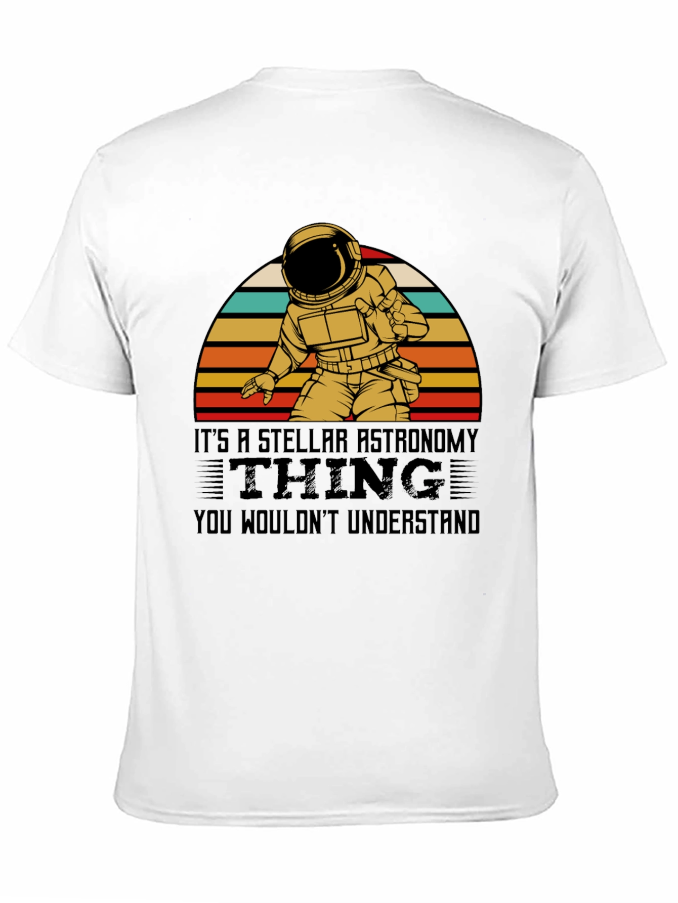 Stellar Astronomy T-Shirt - Astronaut Design