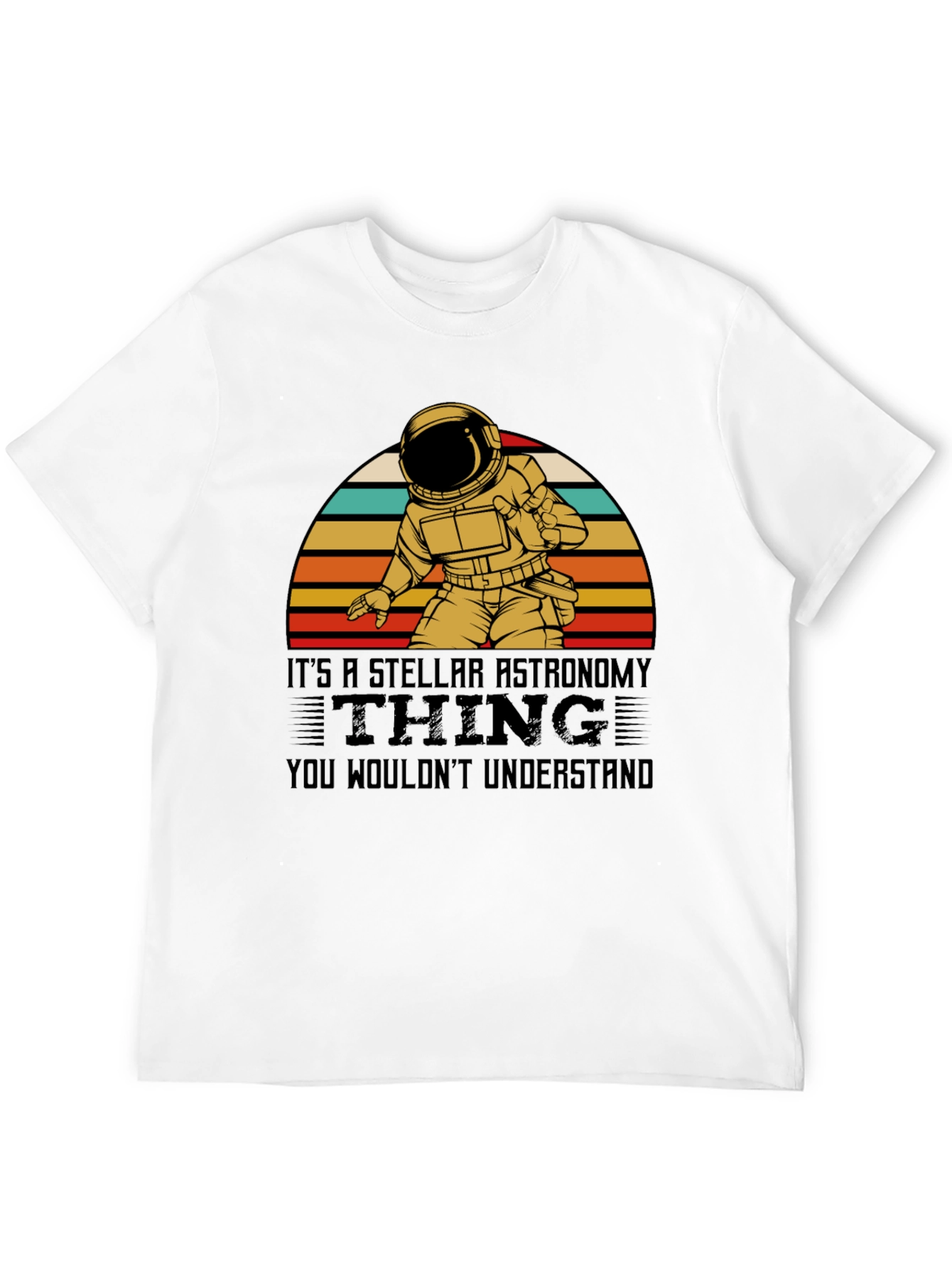 Stellar Astronomy T-Shirt - Astronaut Design
