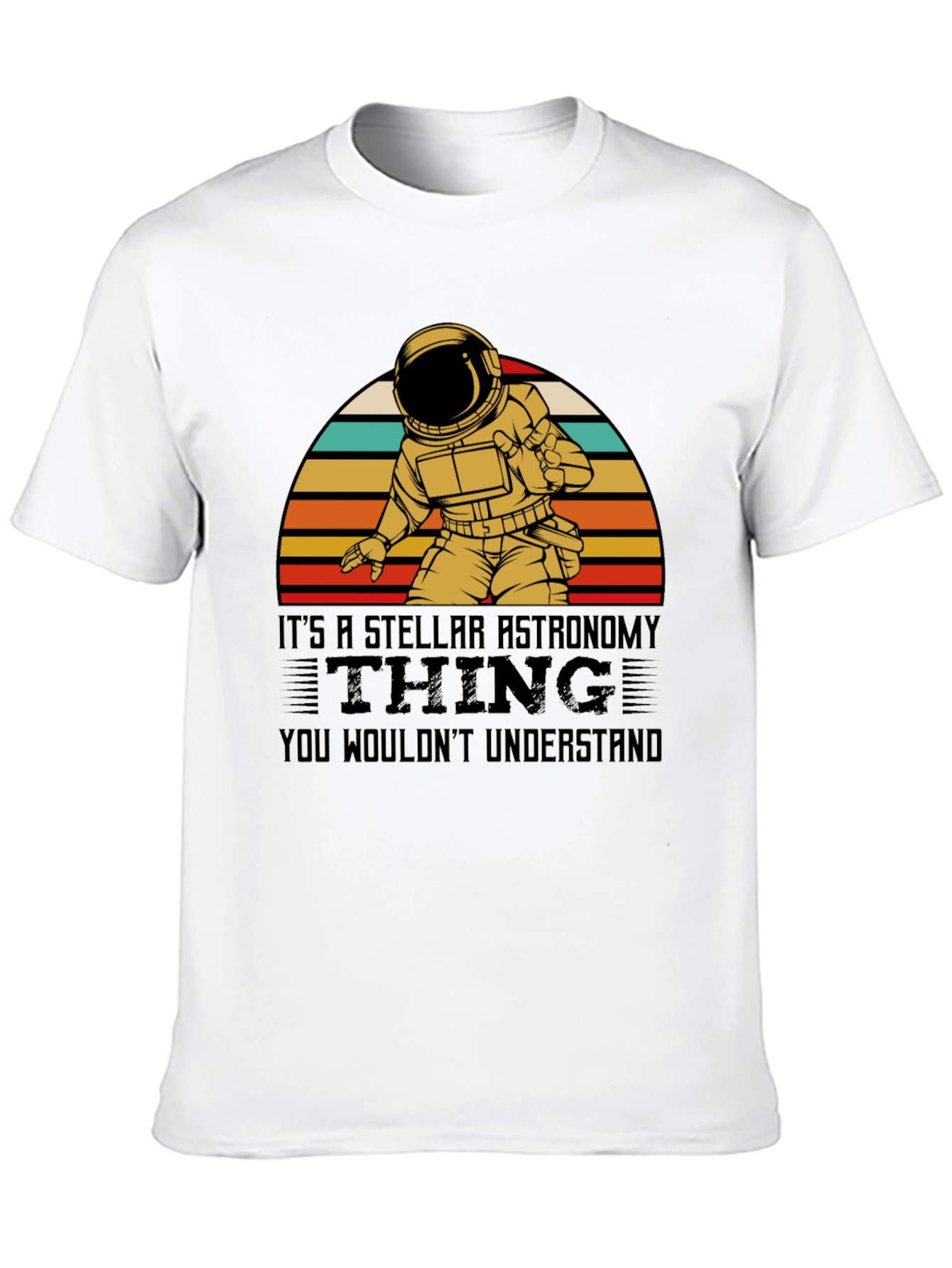 Stellar Astronomy T-Shirt - Astronaut Design