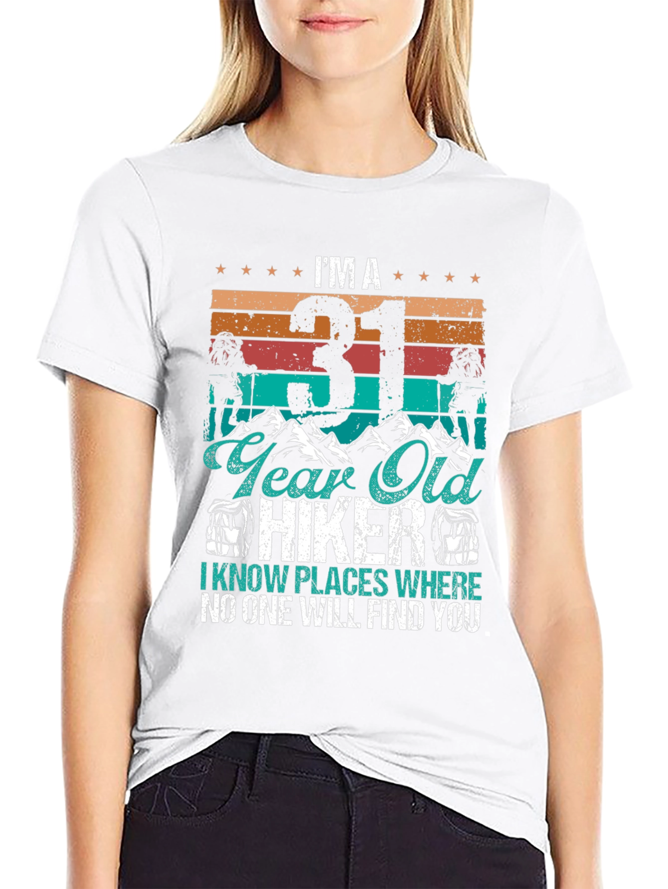 31 Year Old Hiker Graphic T-Shirt