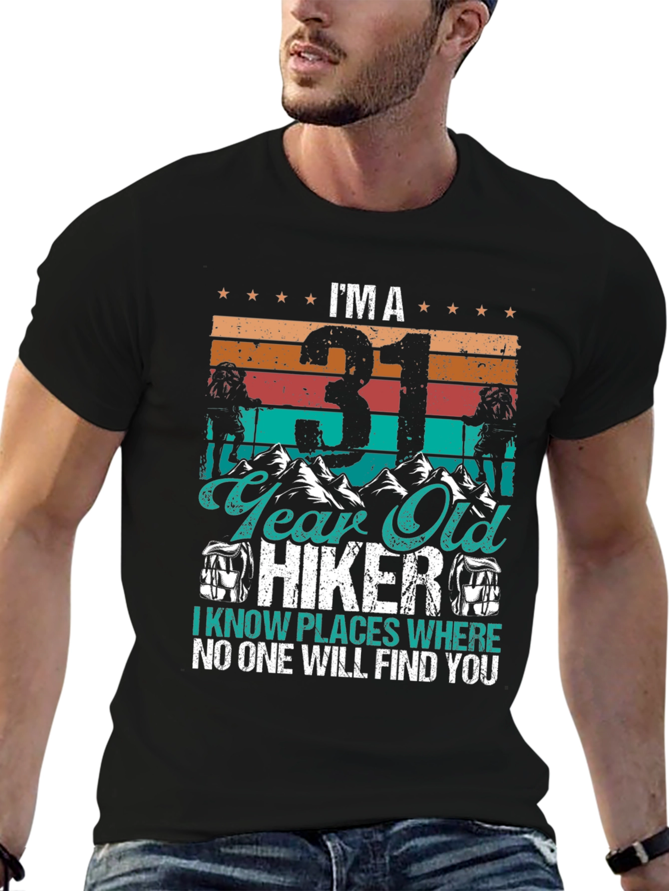 31 Year Old Hiker Graphic T-Shirt