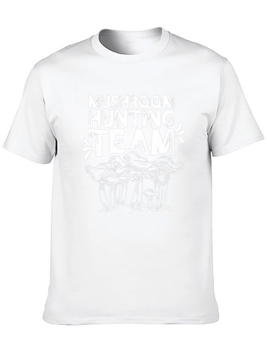Mushroom Hunting Team Graphic Tee - Black