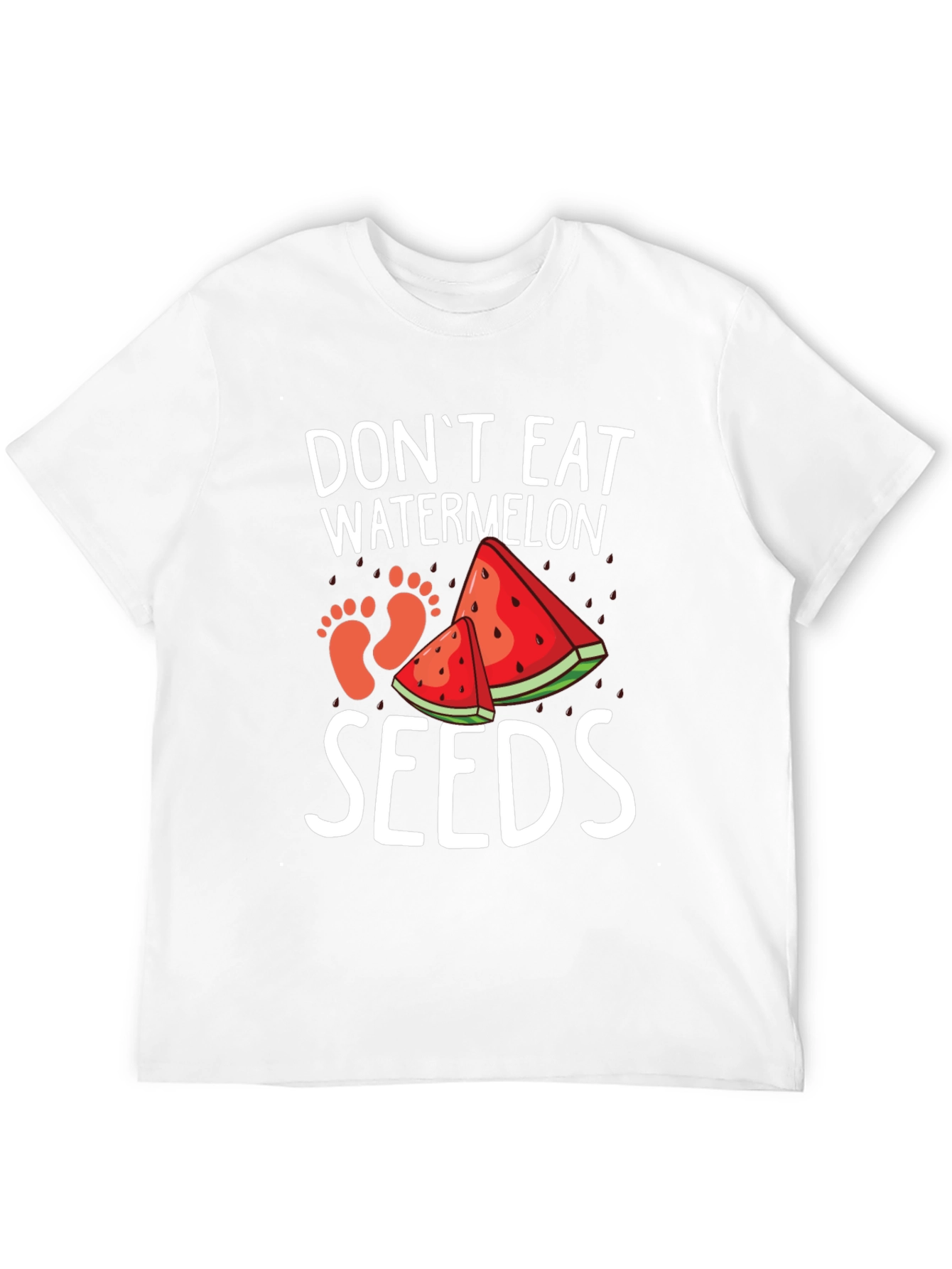 Dont Eat Watermelon Seeds Funny Pregnancy Tee