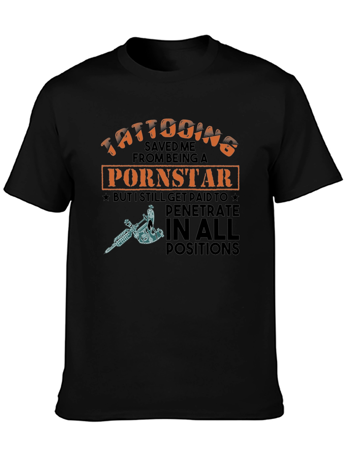 Tattooing Pornstar Graphic Tee