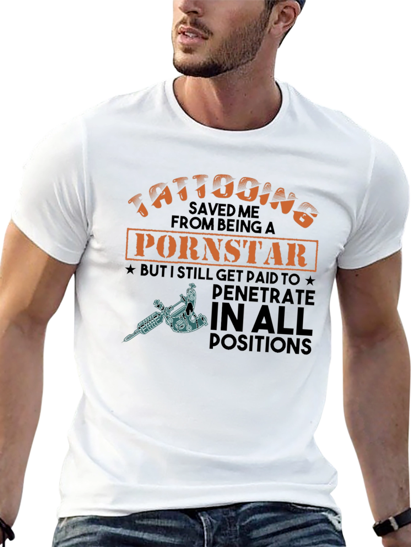 Tattooing Pornstar Graphic Tee
