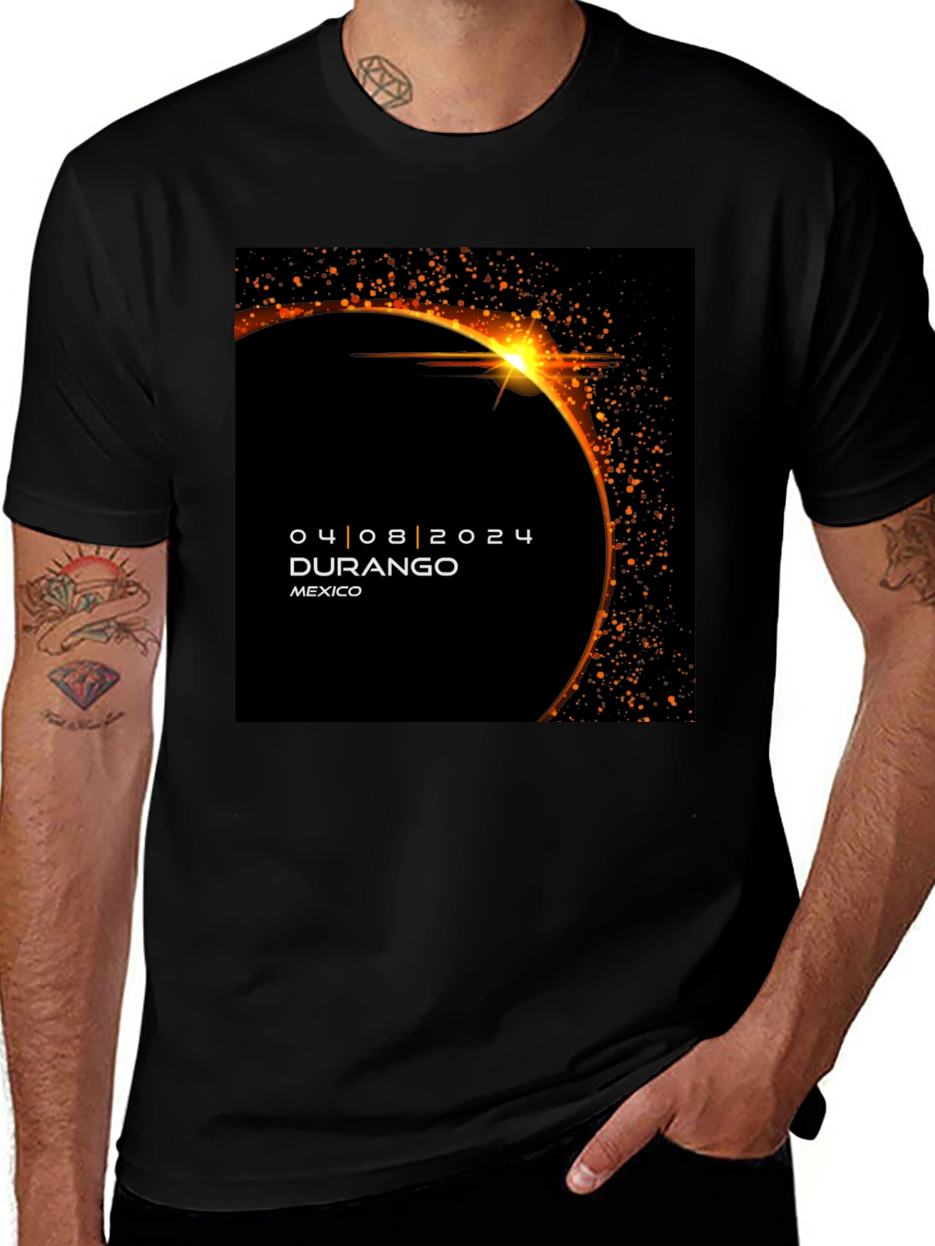 Durango Mexico Solar Eclipse 2024 T-Shirt