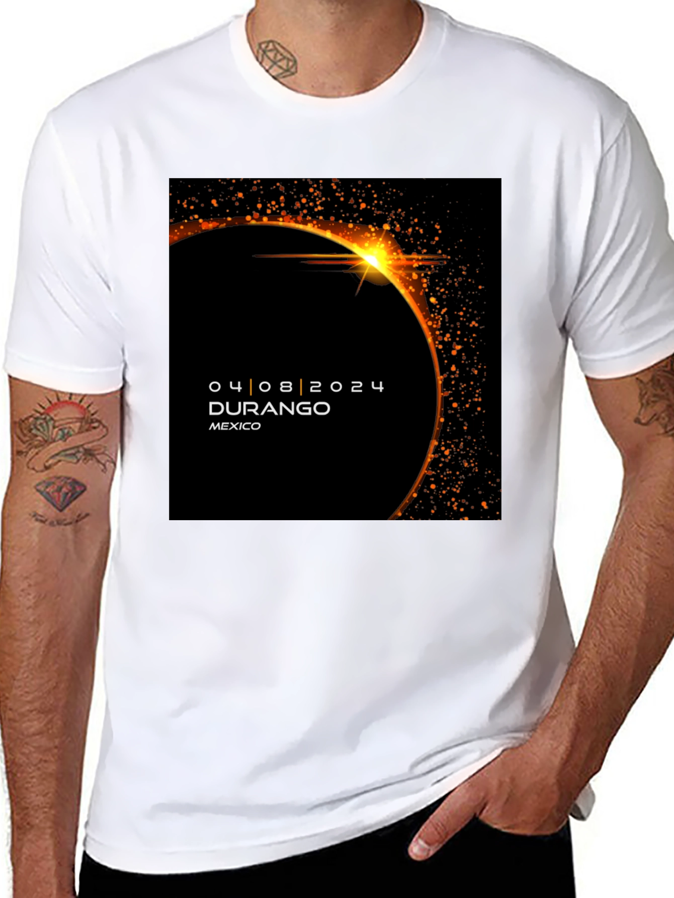 Durango Mexico Solar Eclipse 2024 T-Shirt