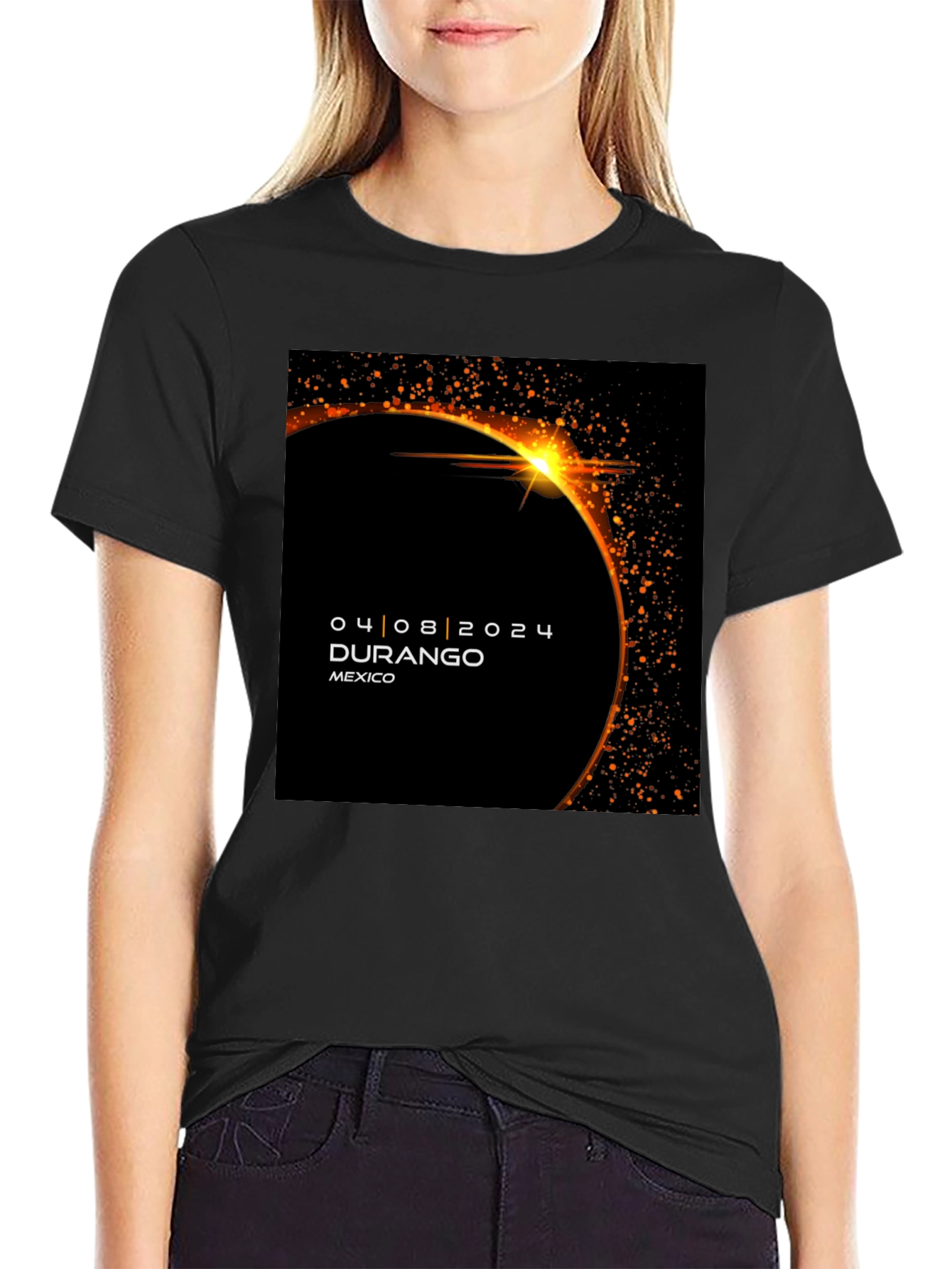 Durango Mexico Solar Eclipse 2024 T-Shirt
