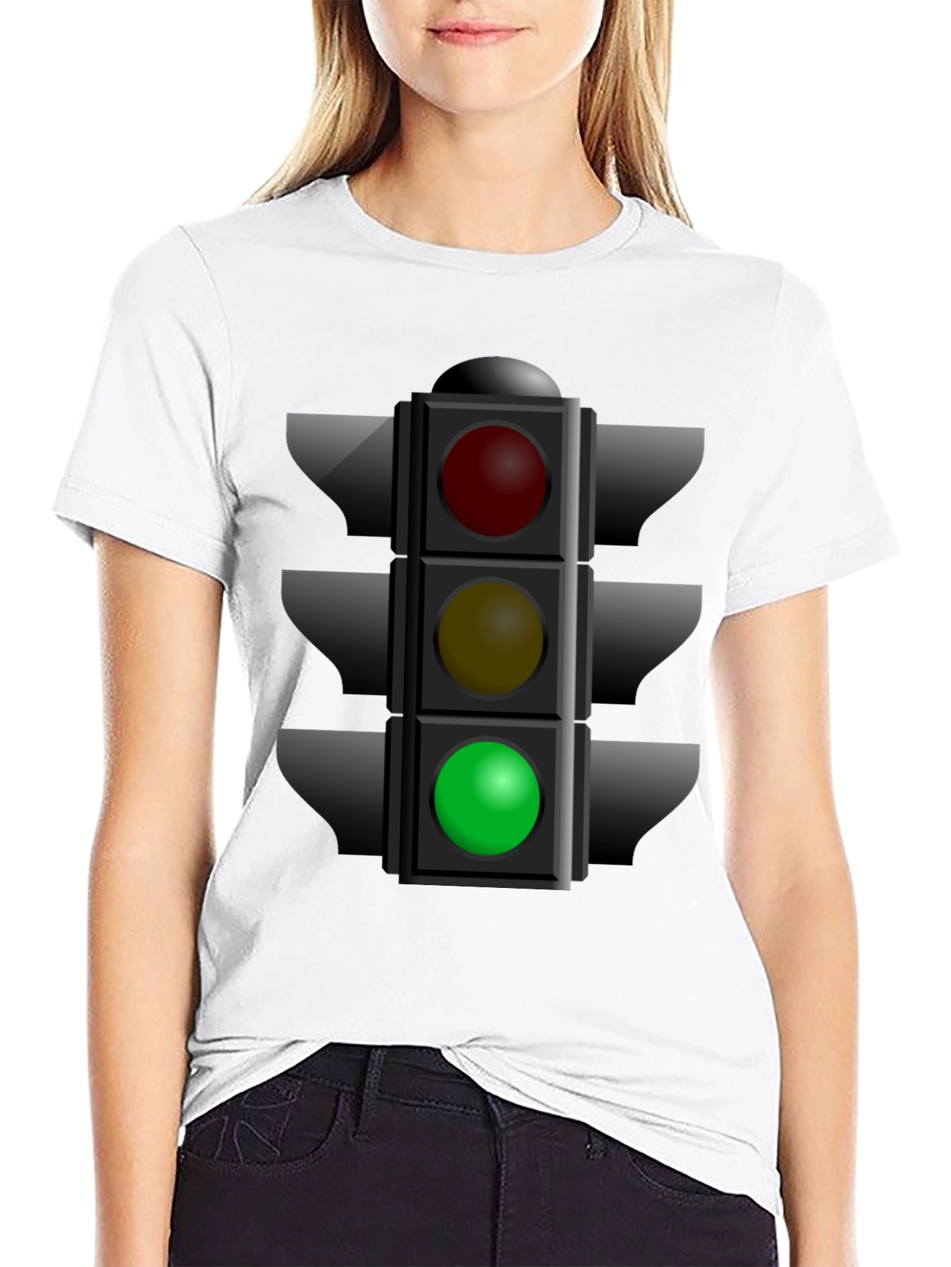 Traffic Light Graphic Tee - Stoplight Shirt