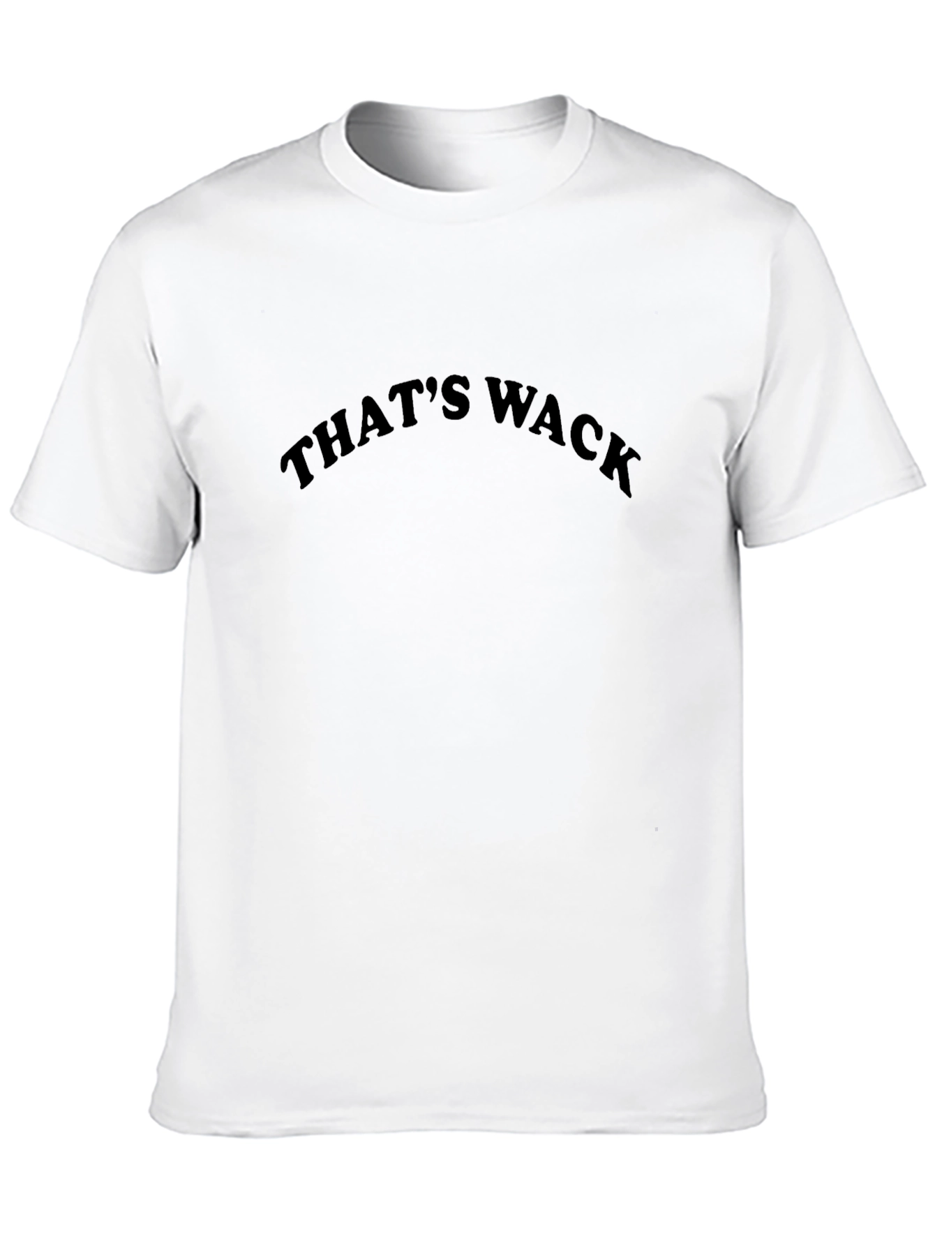 Thats Wack Graphic Tee - Black Cotton Casual Shirt
