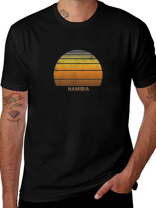 Namibia Retro Sunset Graphic Tee