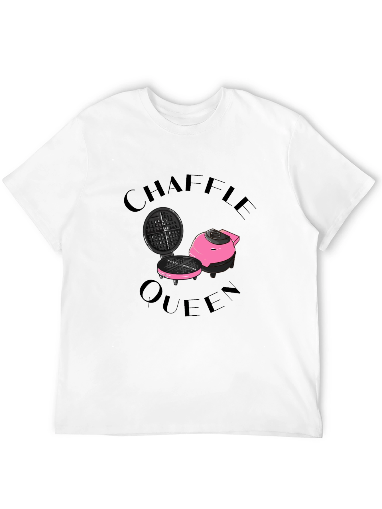 Chaffle Queen T-Shirt: Waffle Maker Graphic Tee
