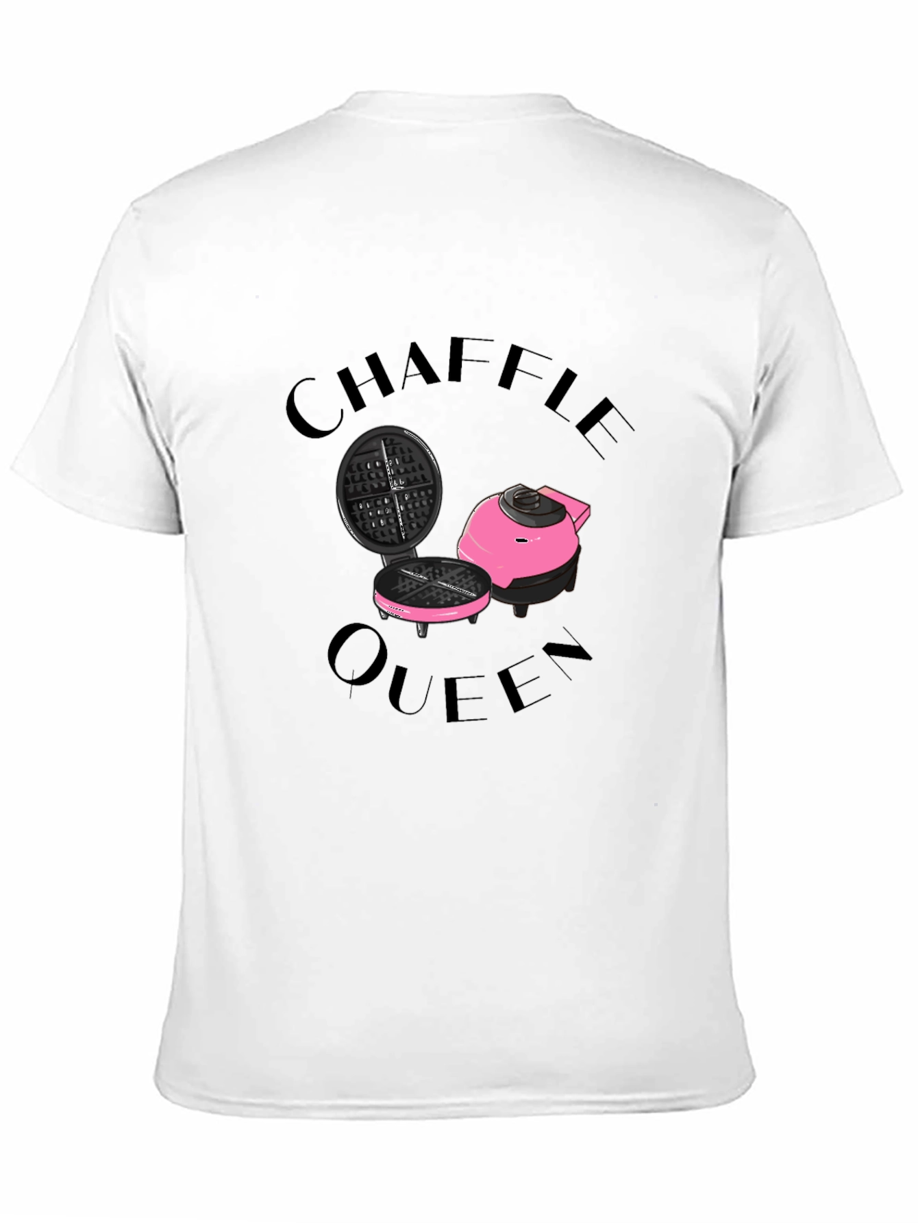 Chaffle Queen T-Shirt: Waffle Maker Graphic Tee