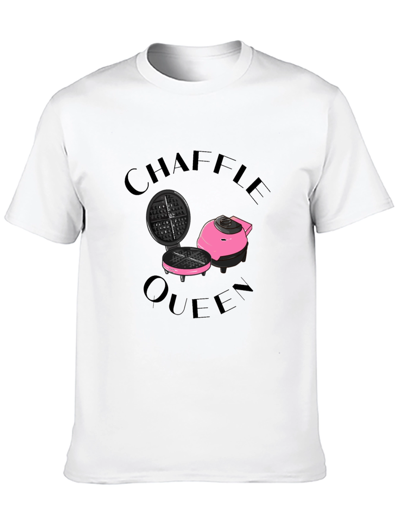Chaffle Queen T-Shirt: Waffle Maker Graphic Tee