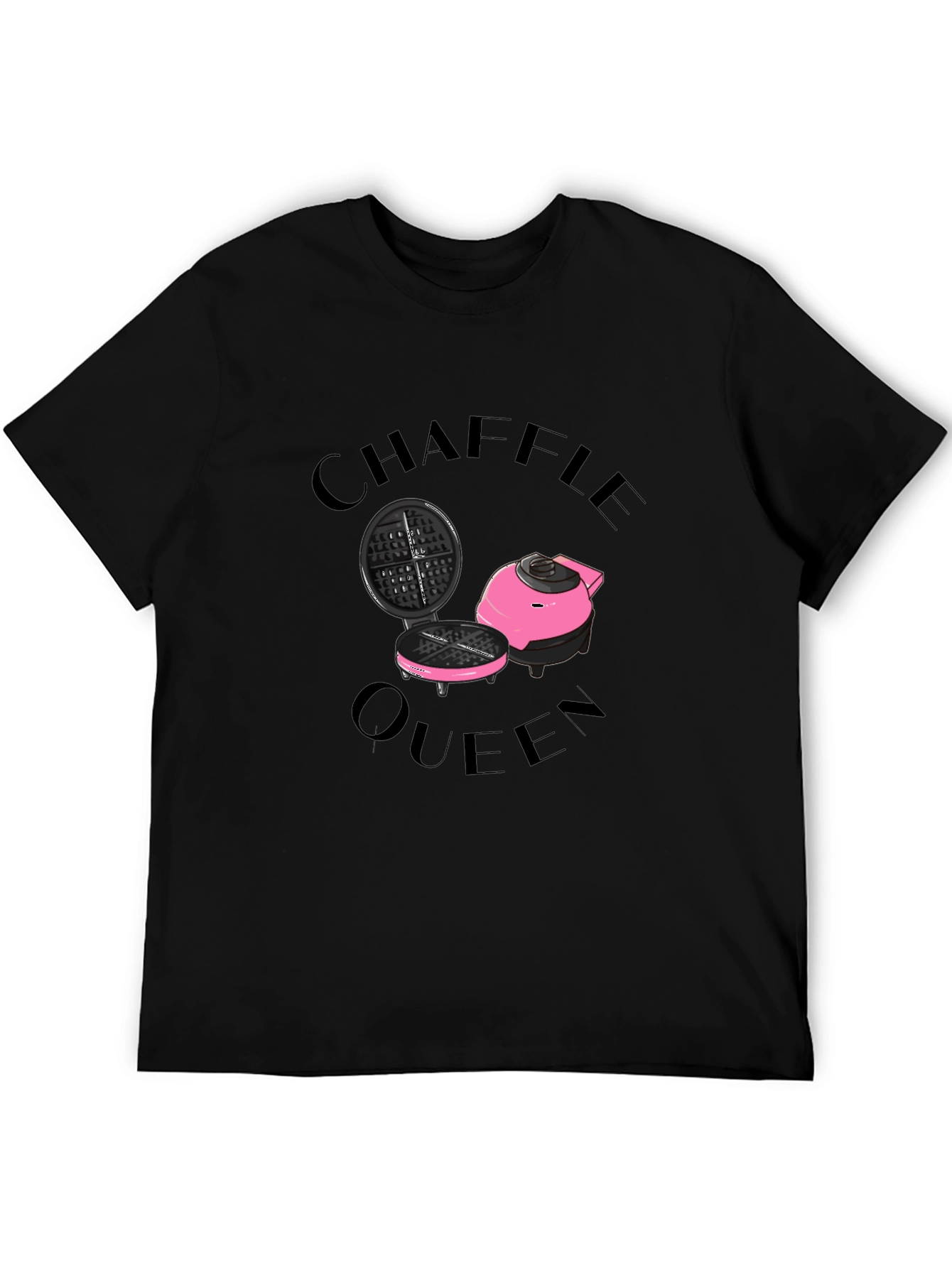 Chaffle Queen T-Shirt: Waffle Maker Graphic Tee