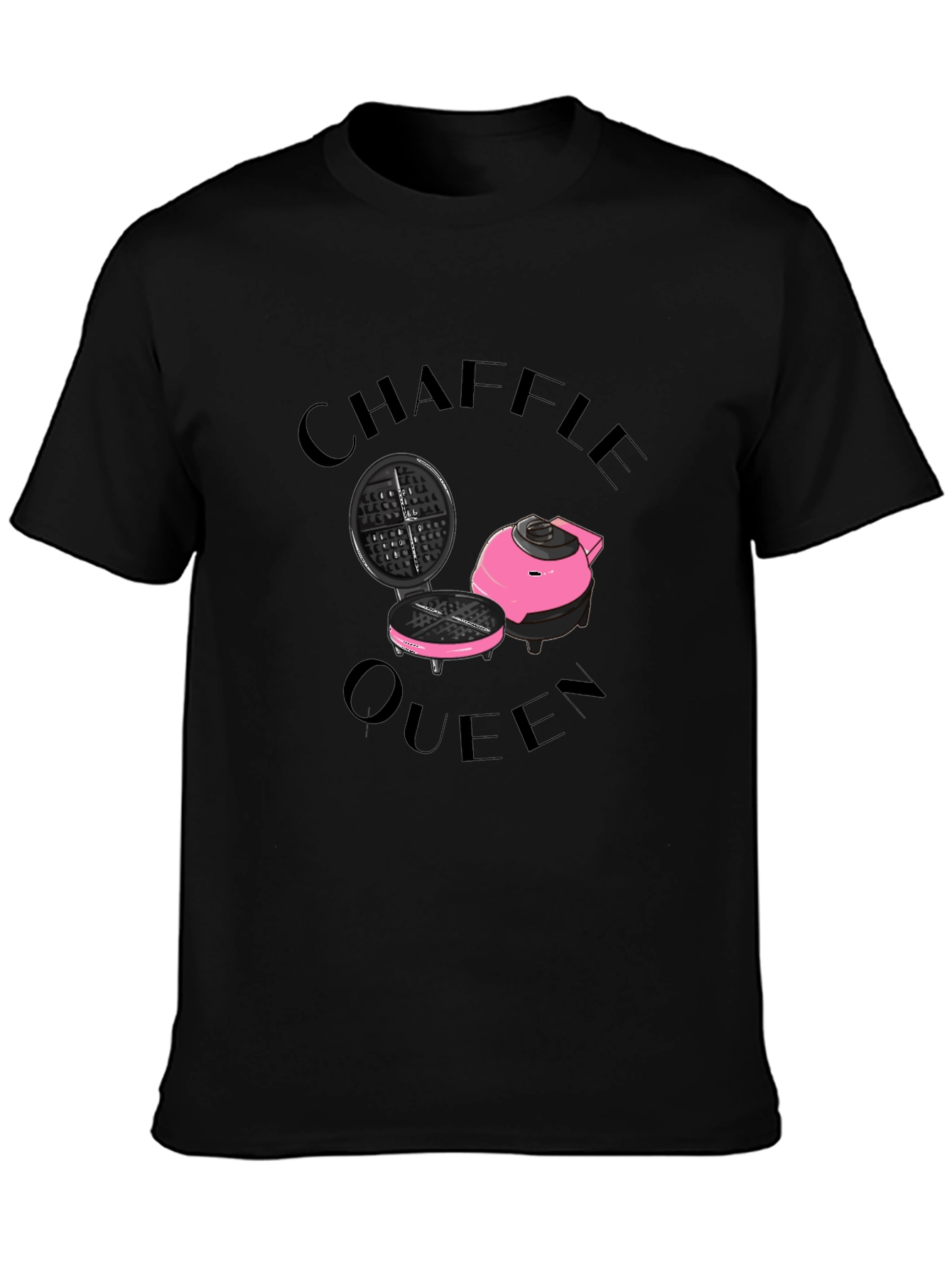 Chaffle Queen T-Shirt: Waffle Maker Graphic Tee