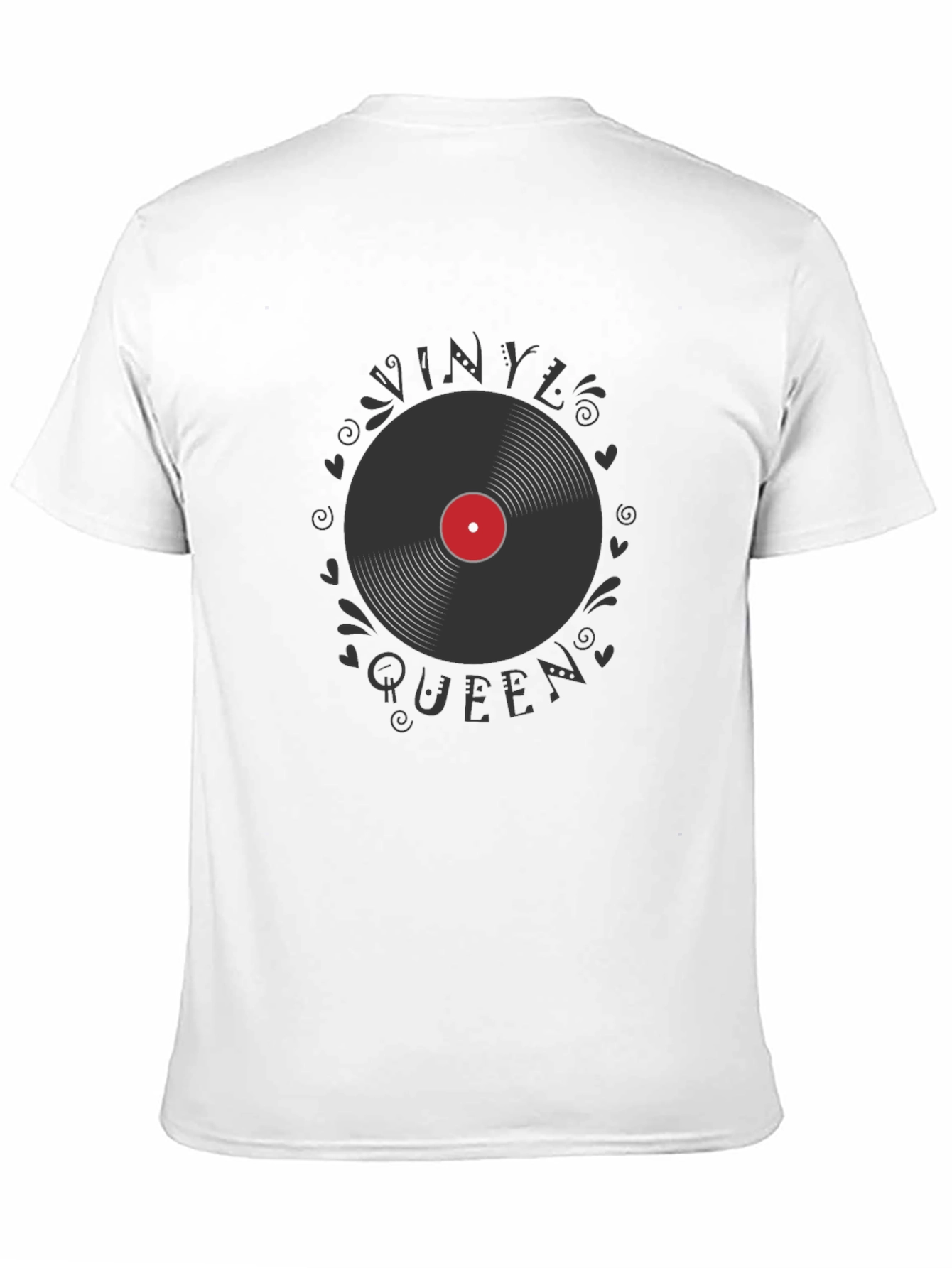 Vinyl Queen Graphic T-Shirt - Black