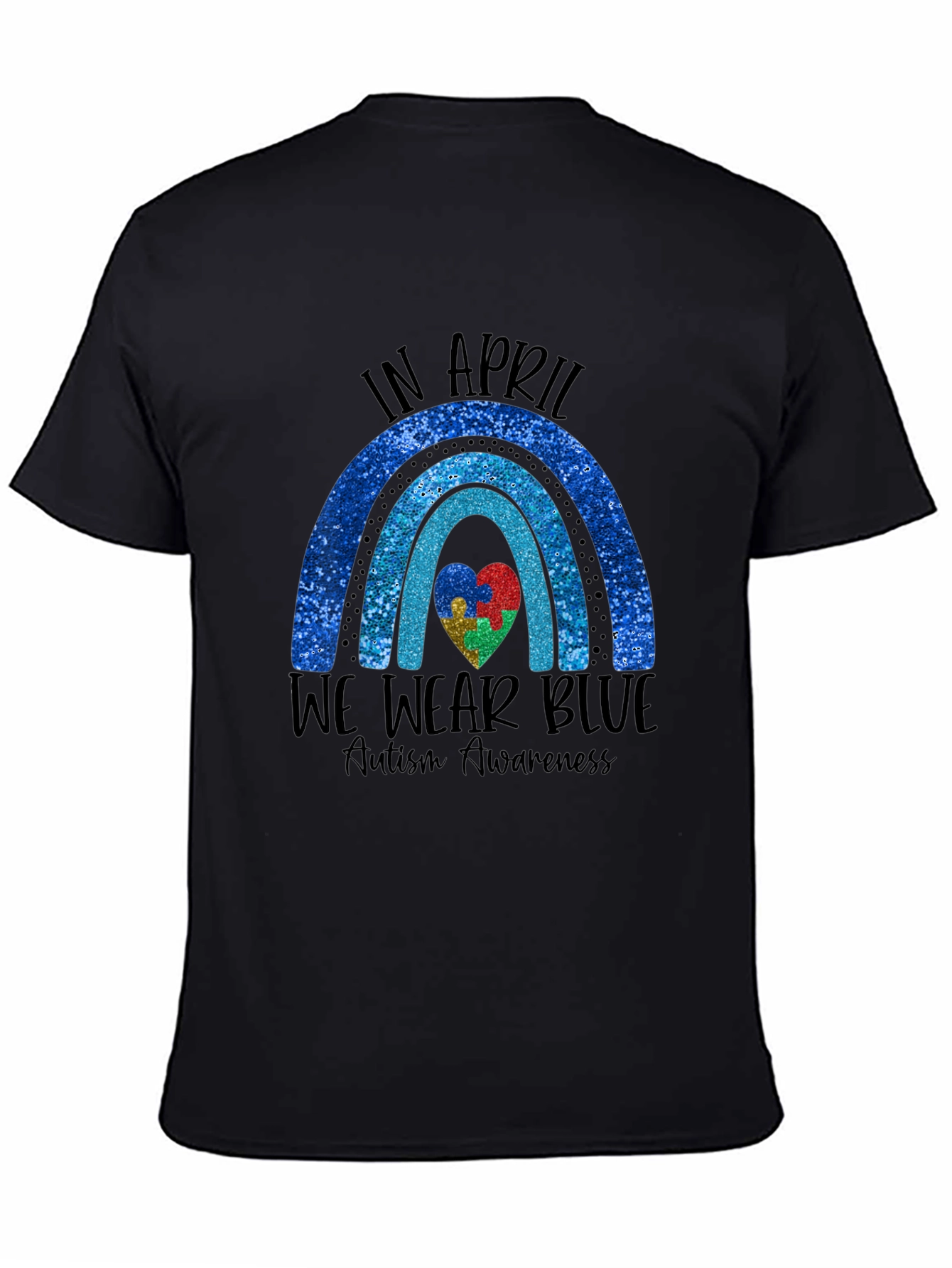 Autism Awareness T-Shirt - In April We Wear Blue