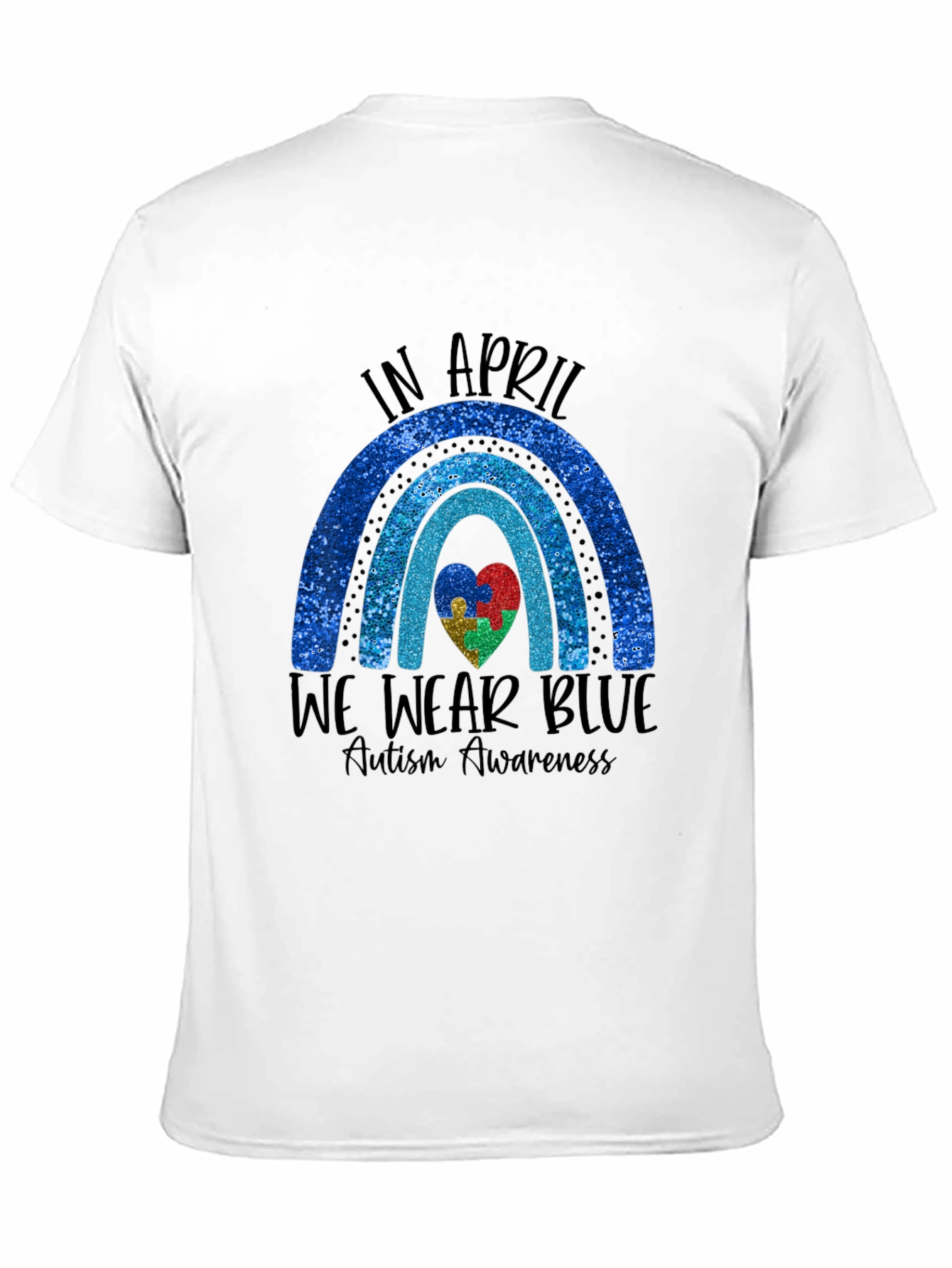 Autism Awareness T-Shirt - In April We Wear Blue