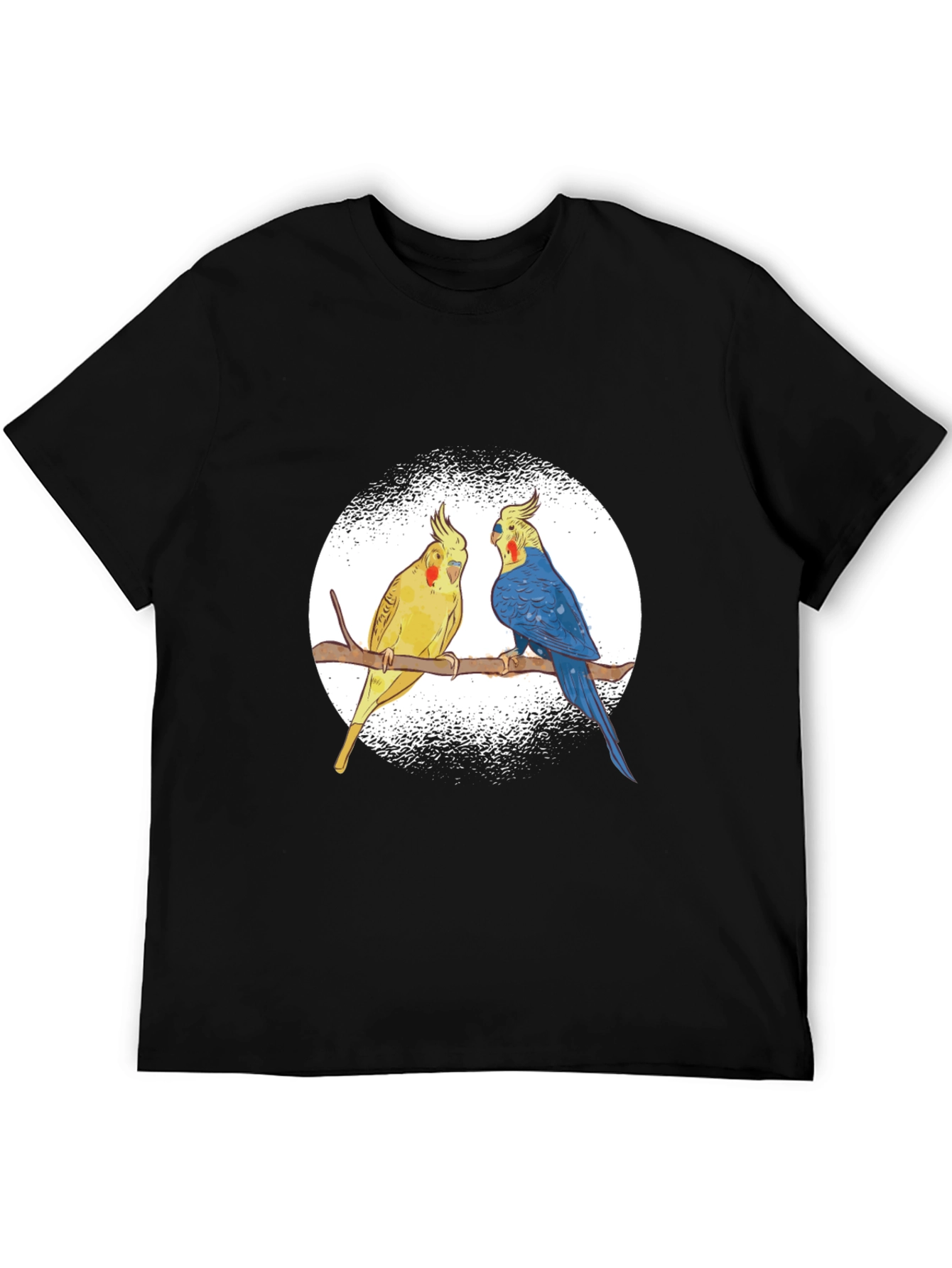 Cockatiel Couple T-Shirt - Bird Lover Tee