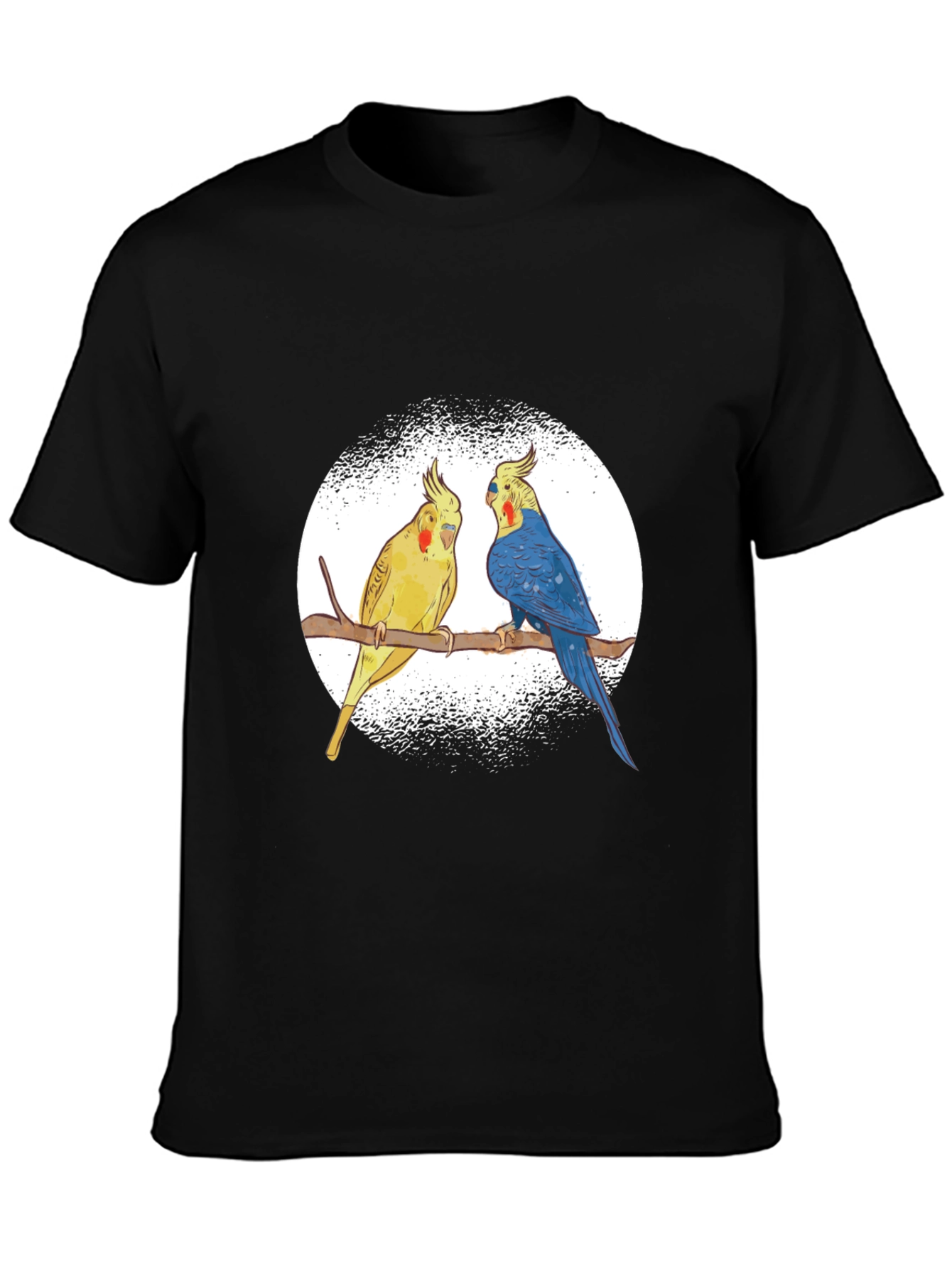Cockatiel Couple T-Shirt - Bird Lover Tee