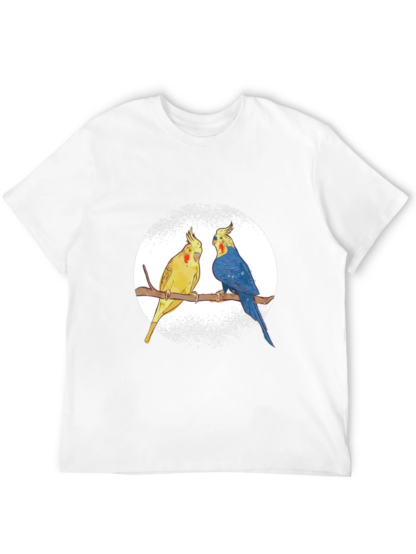 Cockatiel Couple T-Shirt - Bird Lover Tee