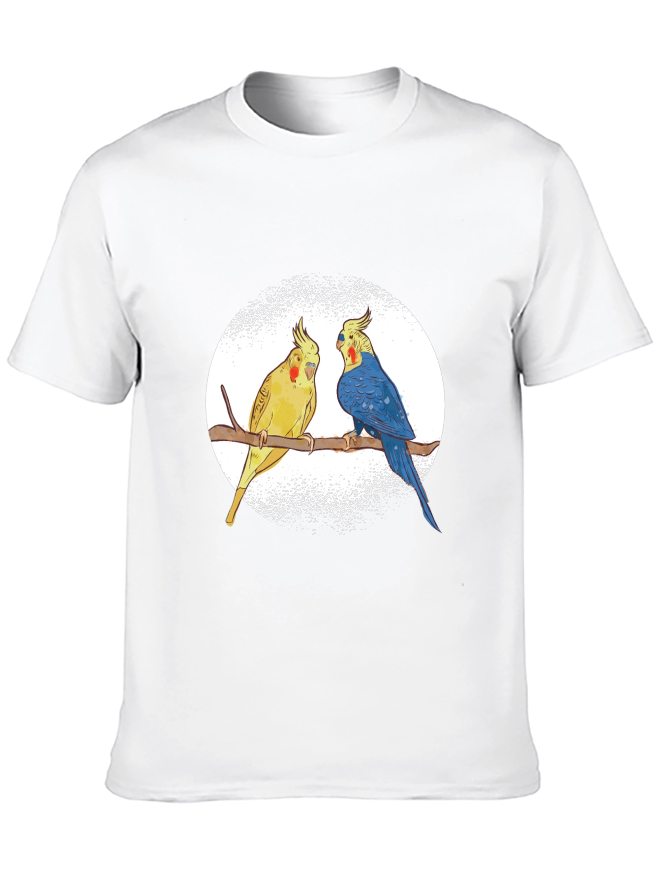 Cockatiel Couple T-Shirt - Bird Lover Tee