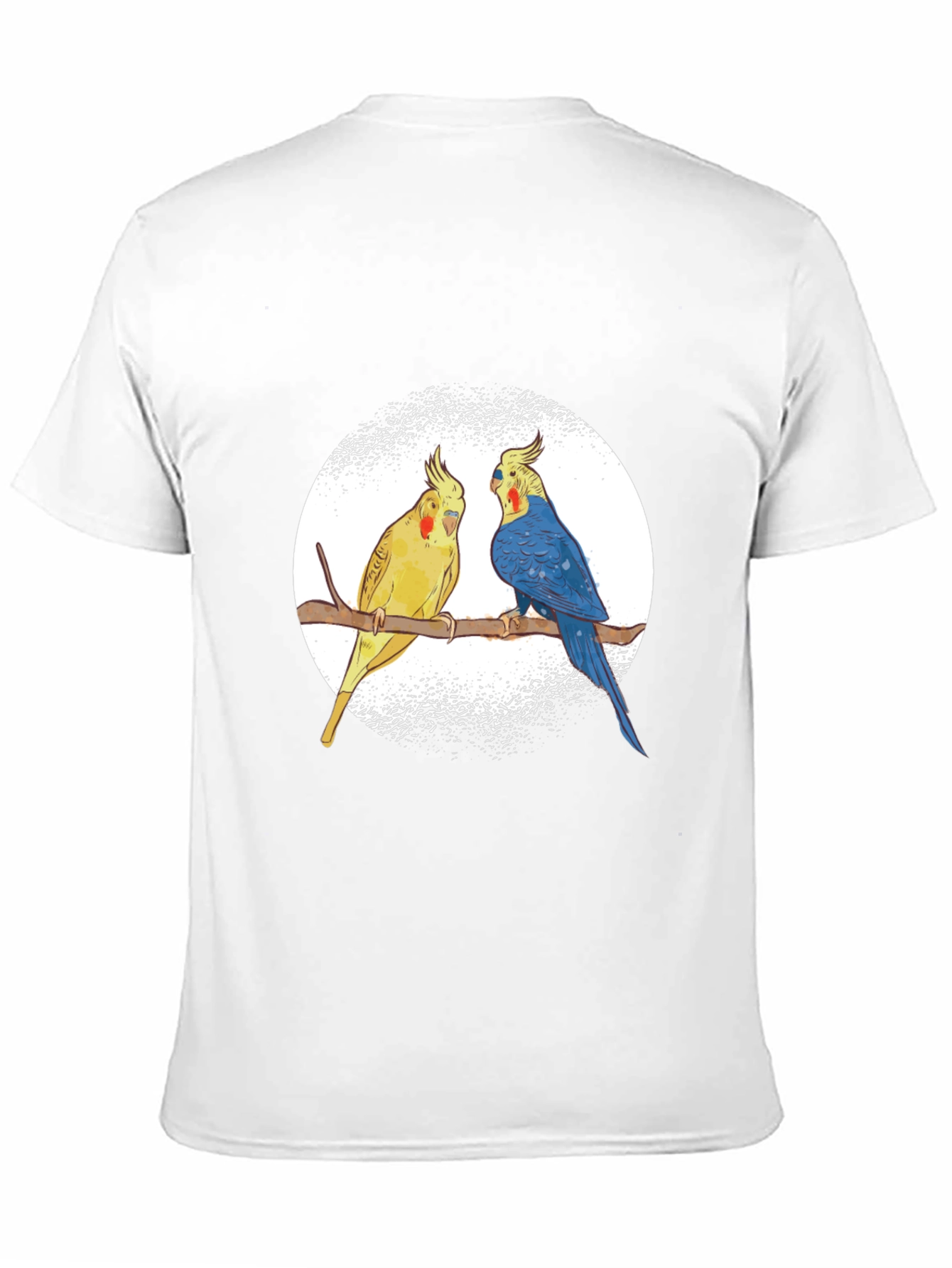 Cockatiel Couple T-Shirt - Bird Lover Tee