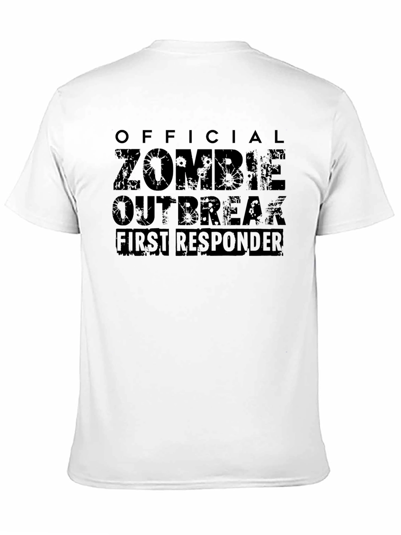 Zombie Outbreak First Responder Graphic T-Shirt