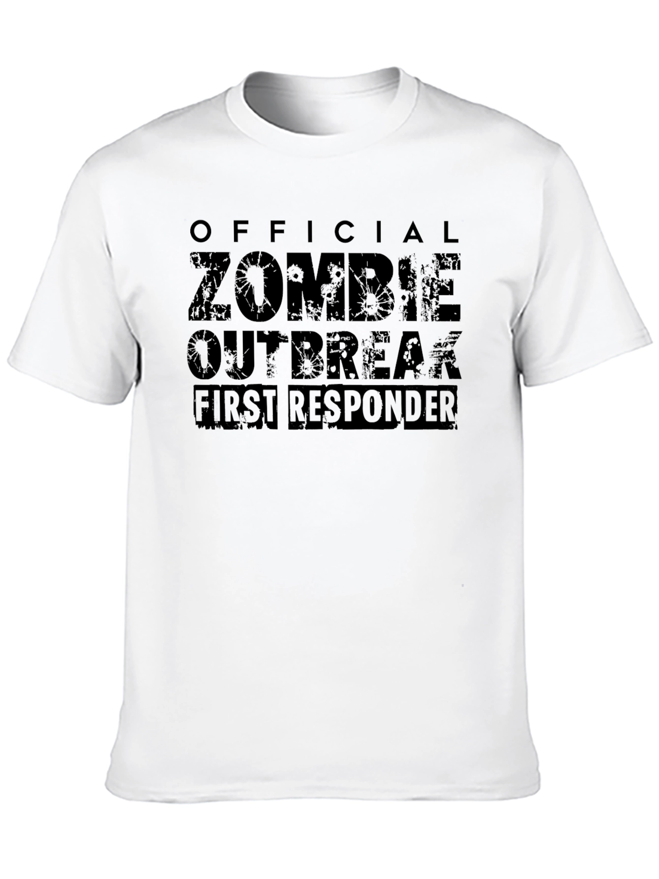 Zombie Outbreak First Responder Graphic T-Shirt